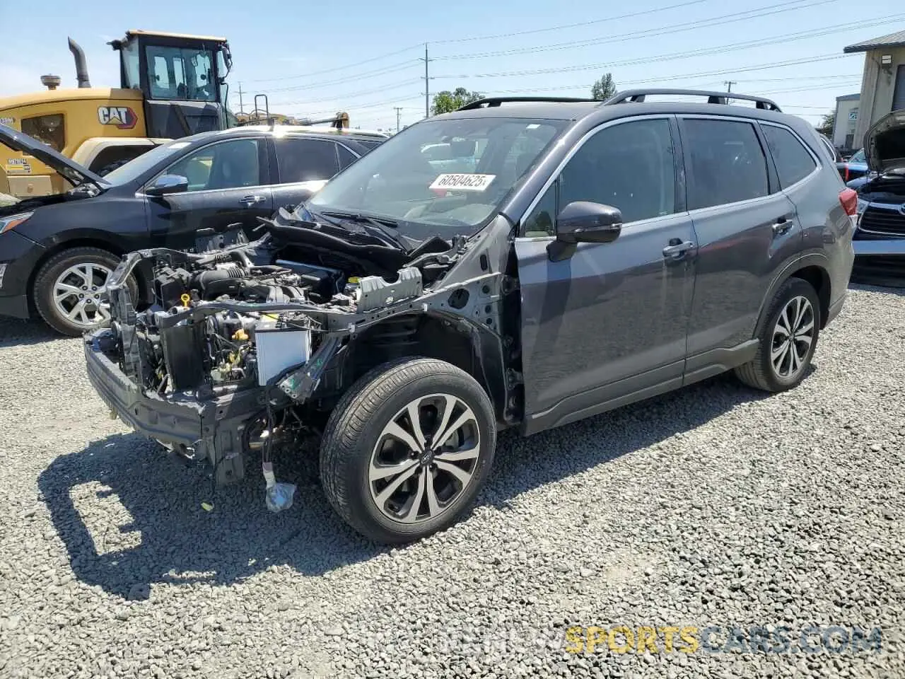 1 Photograph of a damaged car JF2SKAPC9NH416325 SUBARU FORESTER 2022