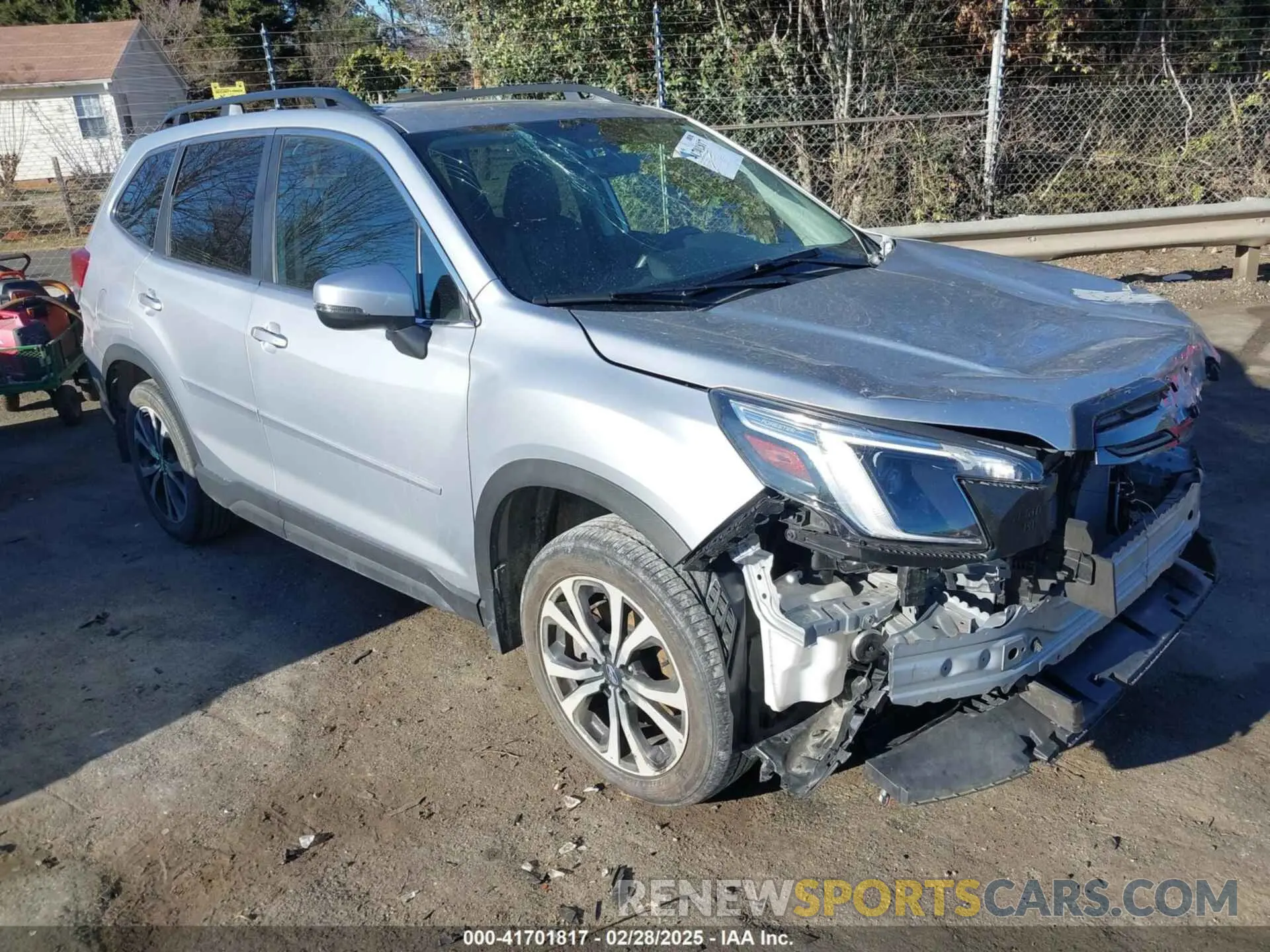 1 Photograph of a damaged car JF2SKAPC9NH498461 SUBARU FORESTER 2022