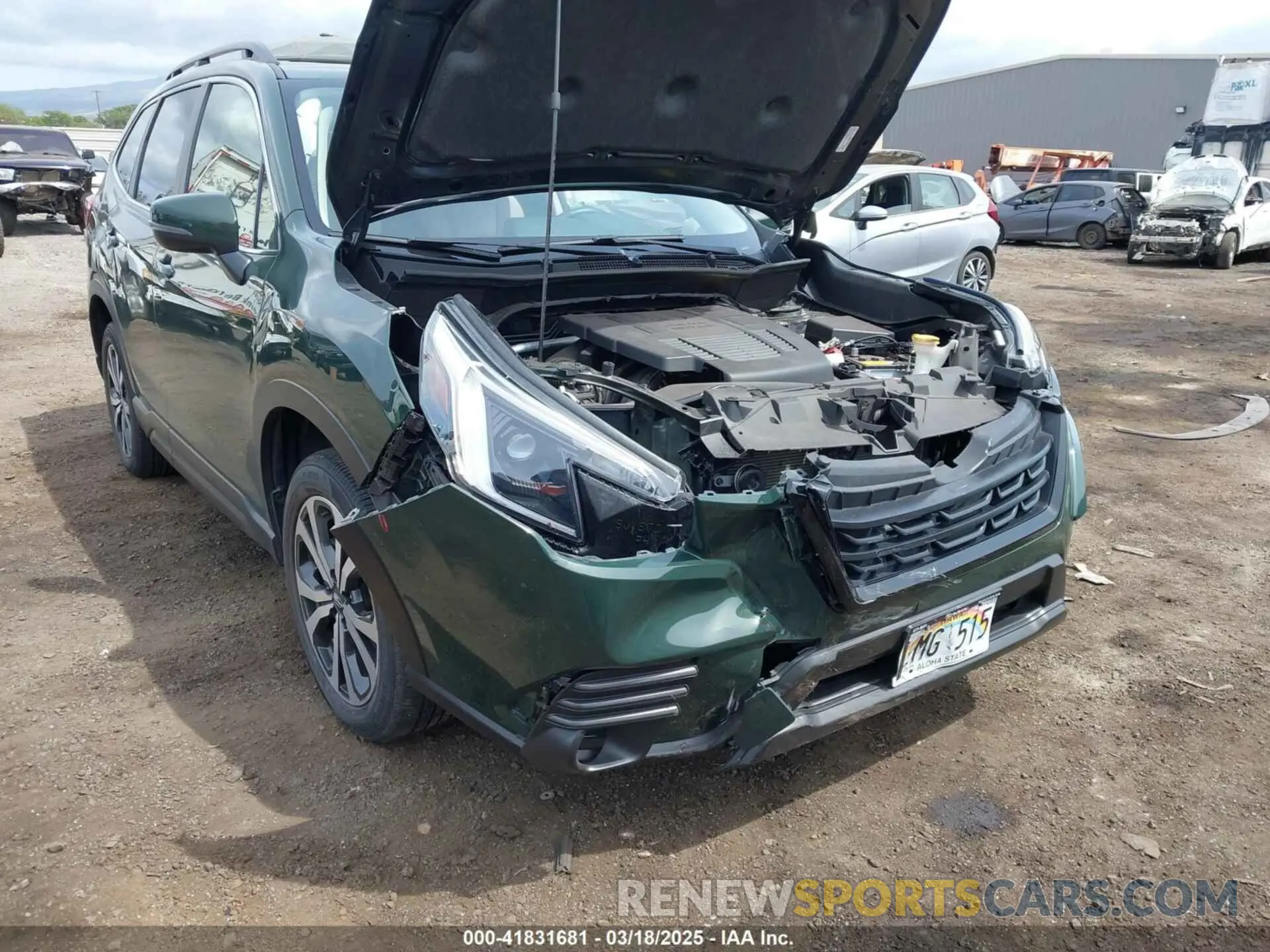 6 Photograph of a damaged car JF2SKAPCXNH440181 SUBARU FORESTER 2022