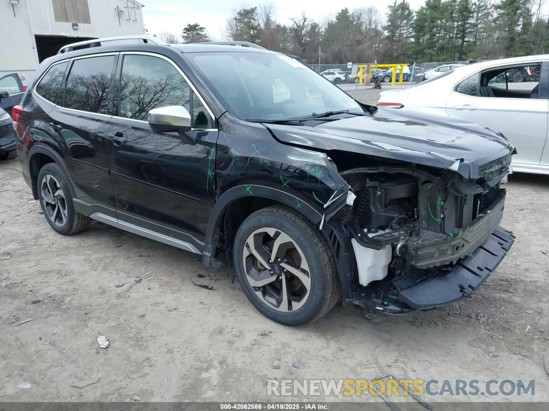 1 Photograph of a damaged car JF2SKARC0NH436539 SUBARU FORESTER 2022