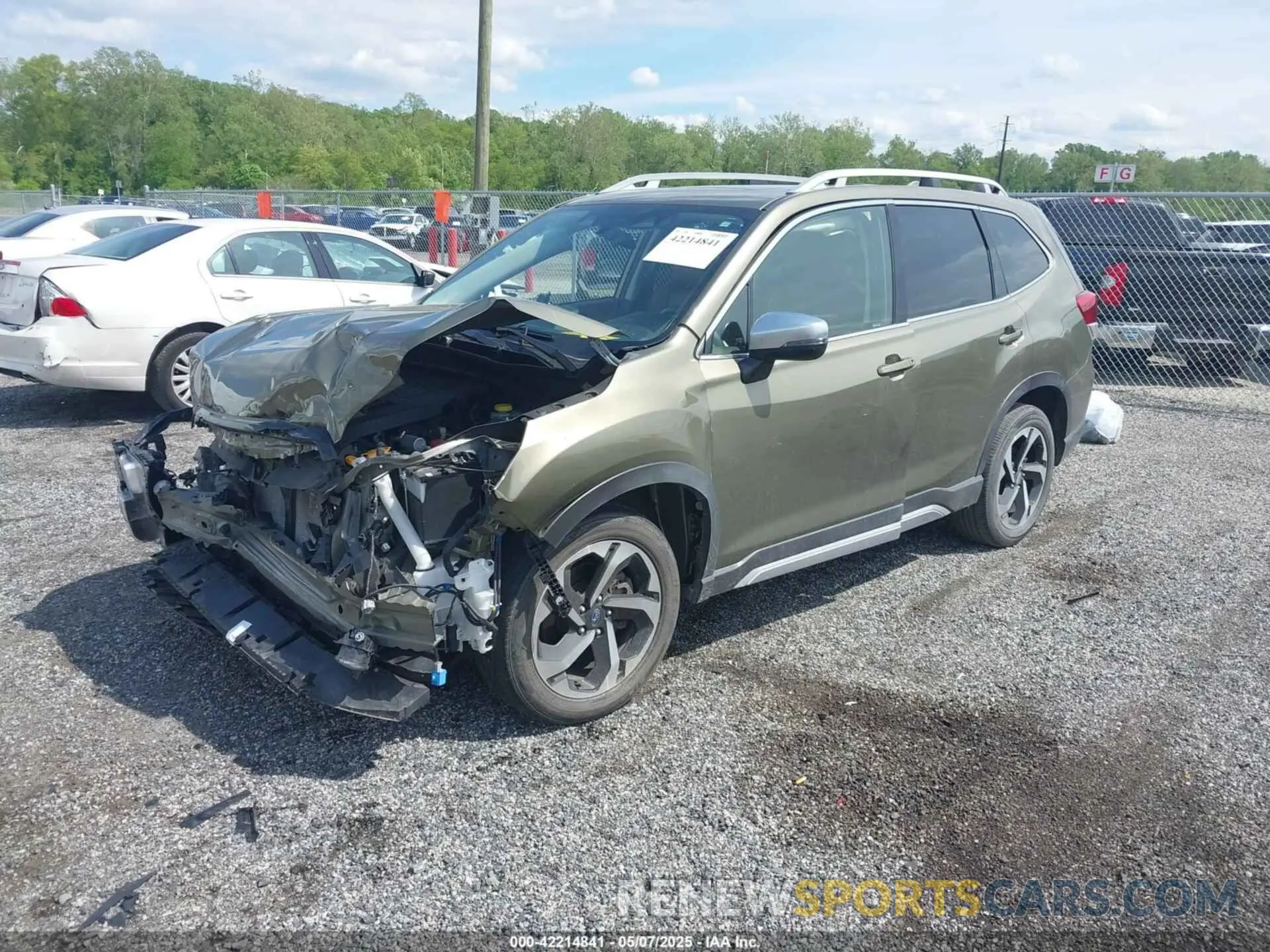 2 Photograph of a damaged car JF2SKARC0NH495770 SUBARU FORESTER 2022
