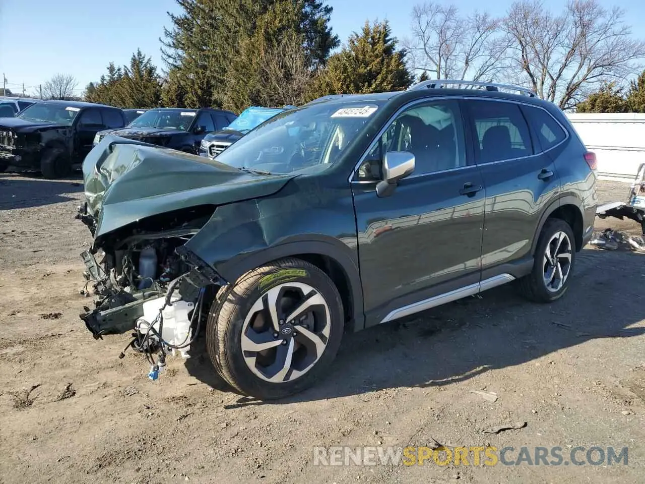 1 Photograph of a damaged car JF2SKARC4NH405729 SUBARU FORESTER 2022