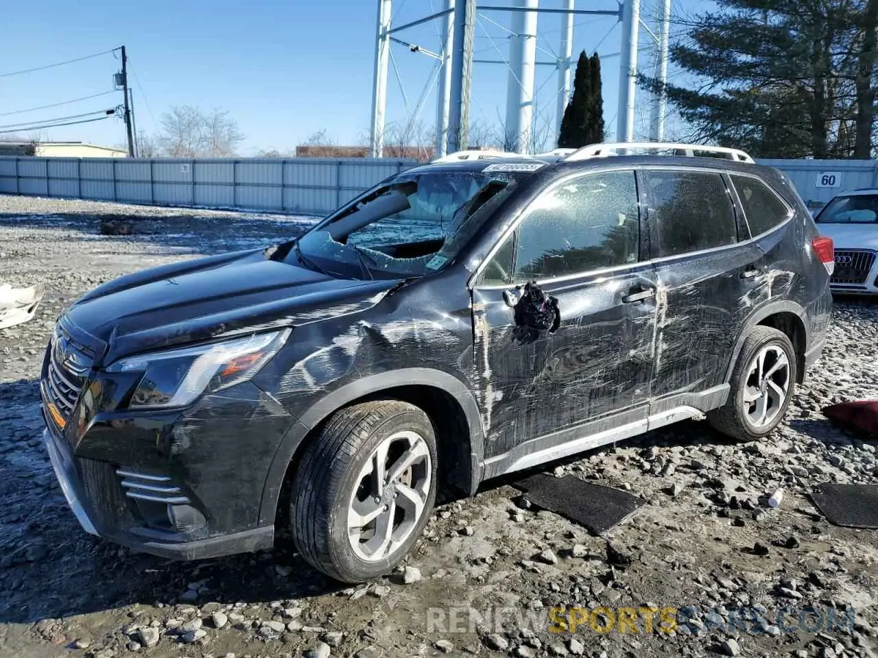 1 Photograph of a damaged car JF2SKARC4NH482813 SUBARU FORESTER 2022