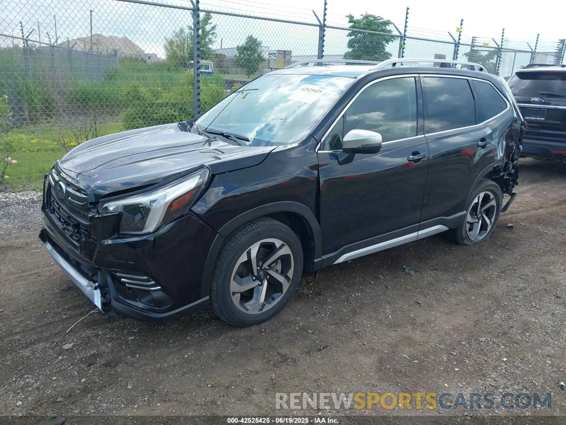 2 Photograph of a damaged car JF2SKARC6NH529923 SUBARU FORESTER 2022