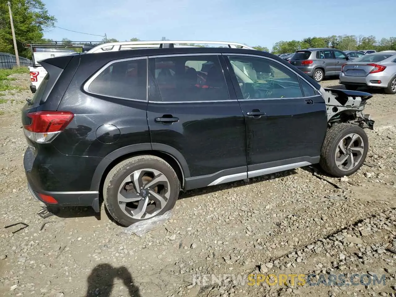 3 Photograph of a damaged car JF2SKARC7NH435808 SUBARU FORESTER 2022