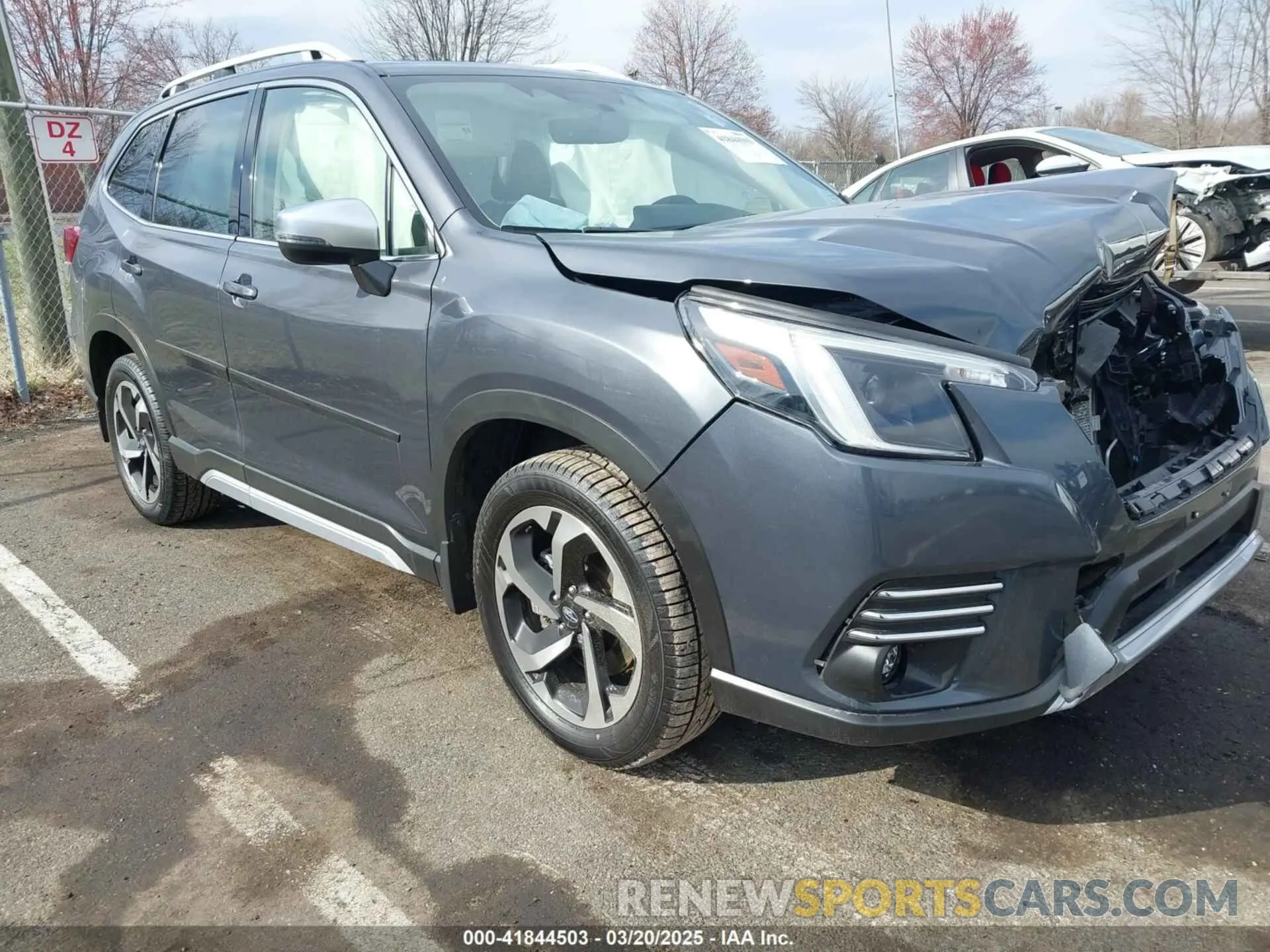 1 Photograph of a damaged car JF2SKARC8NH525968 SUBARU FORESTER 2022