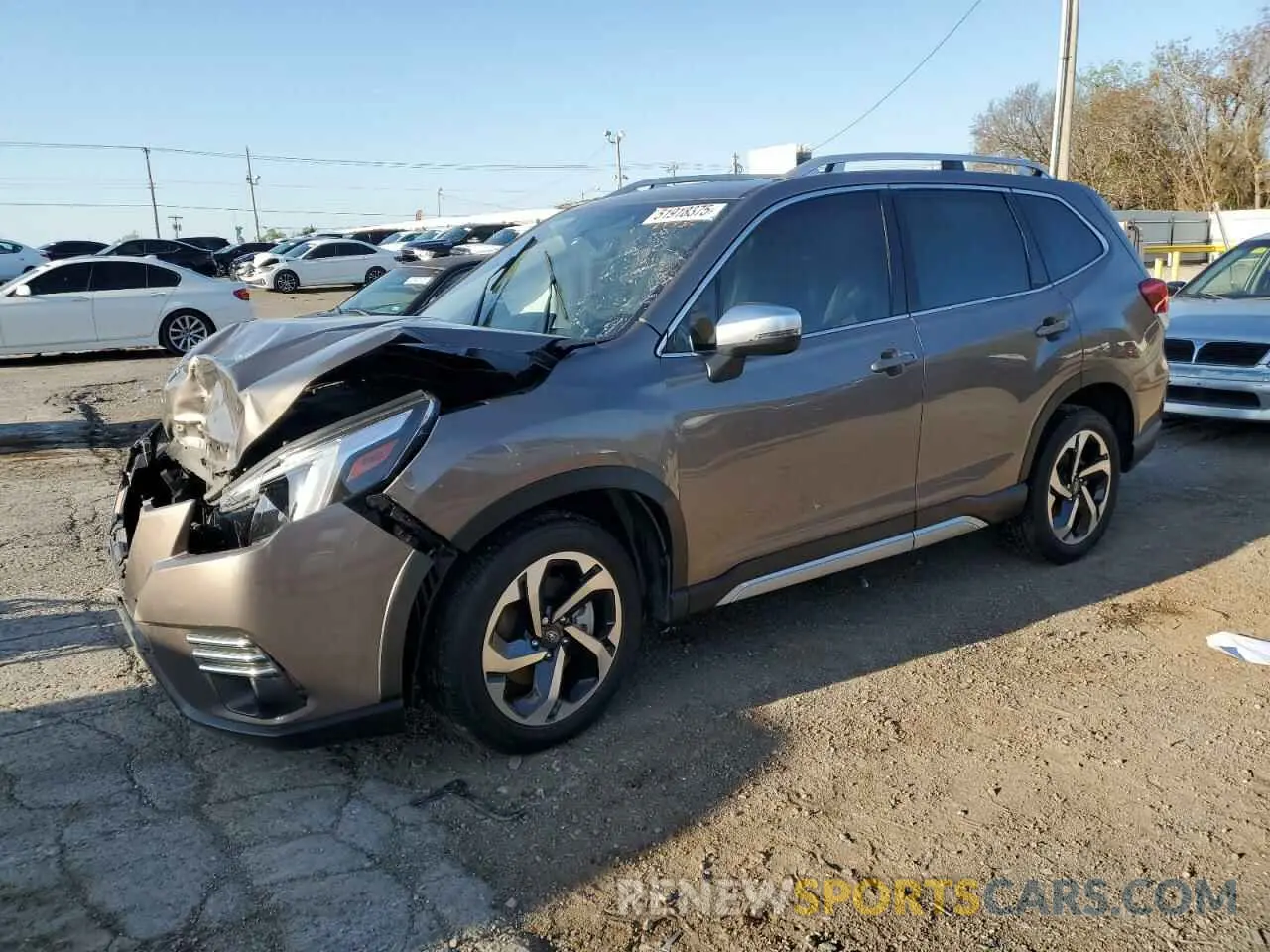 1 Photograph of a damaged car JF2SKARC9NH408982 SUBARU FORESTER 2022