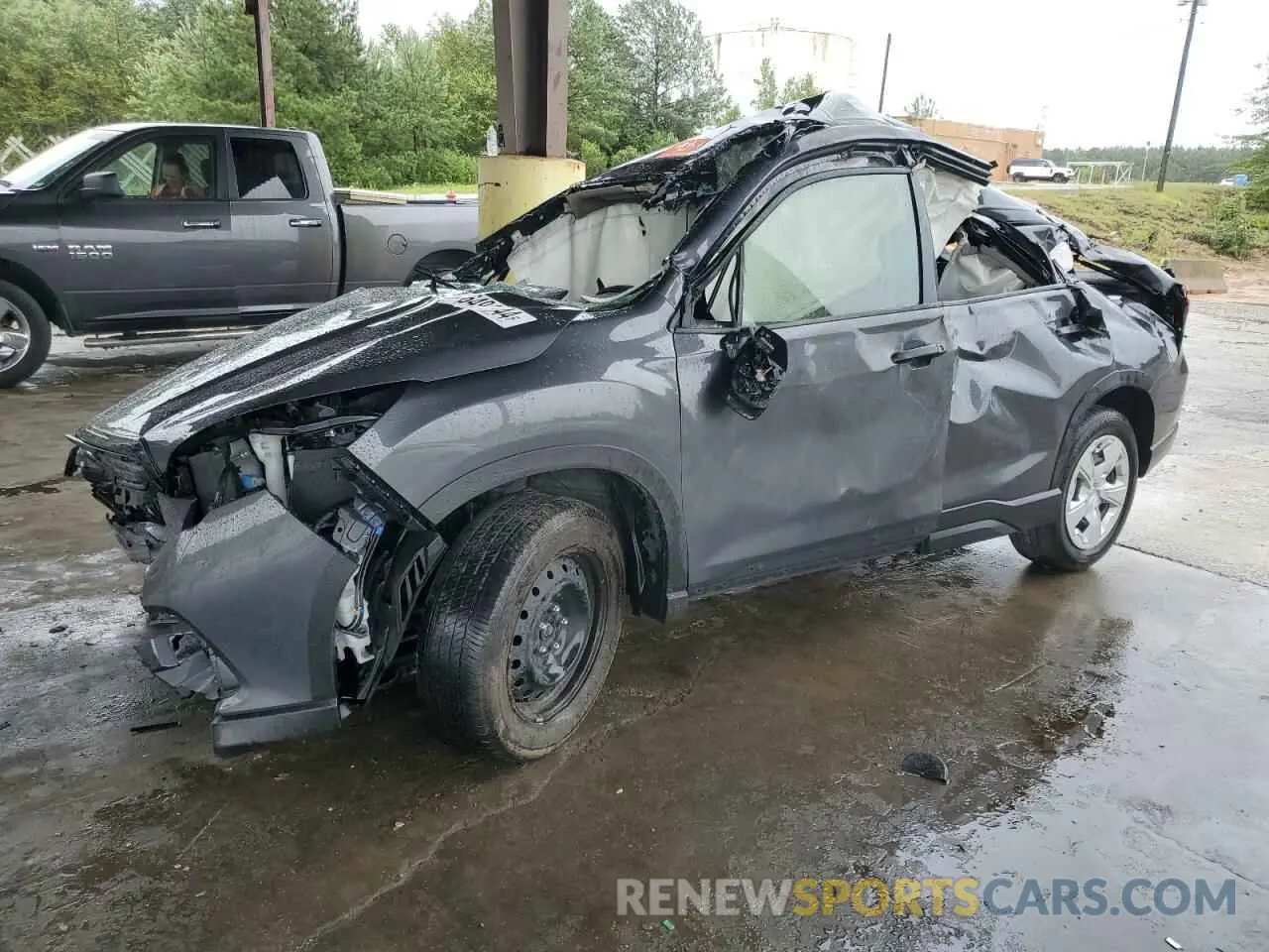 1 Photograph of a damaged car JF2SKAAC0PH442453 SUBARU FORESTER 2023