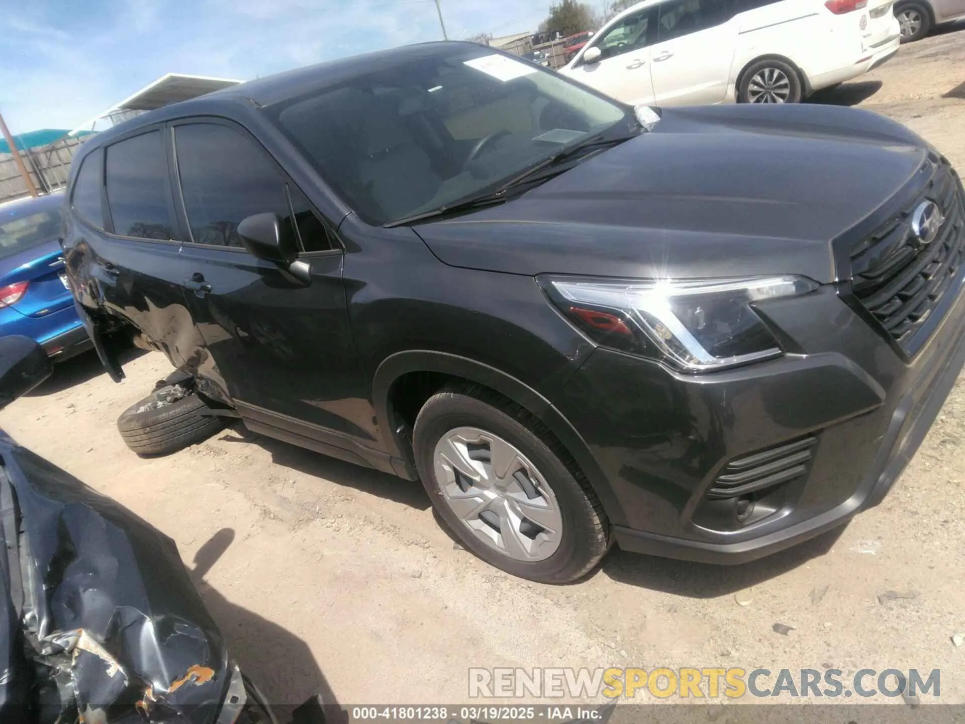 1 Photograph of a damaged car JF2SKAAC9PH477458 SUBARU FORESTER 2023