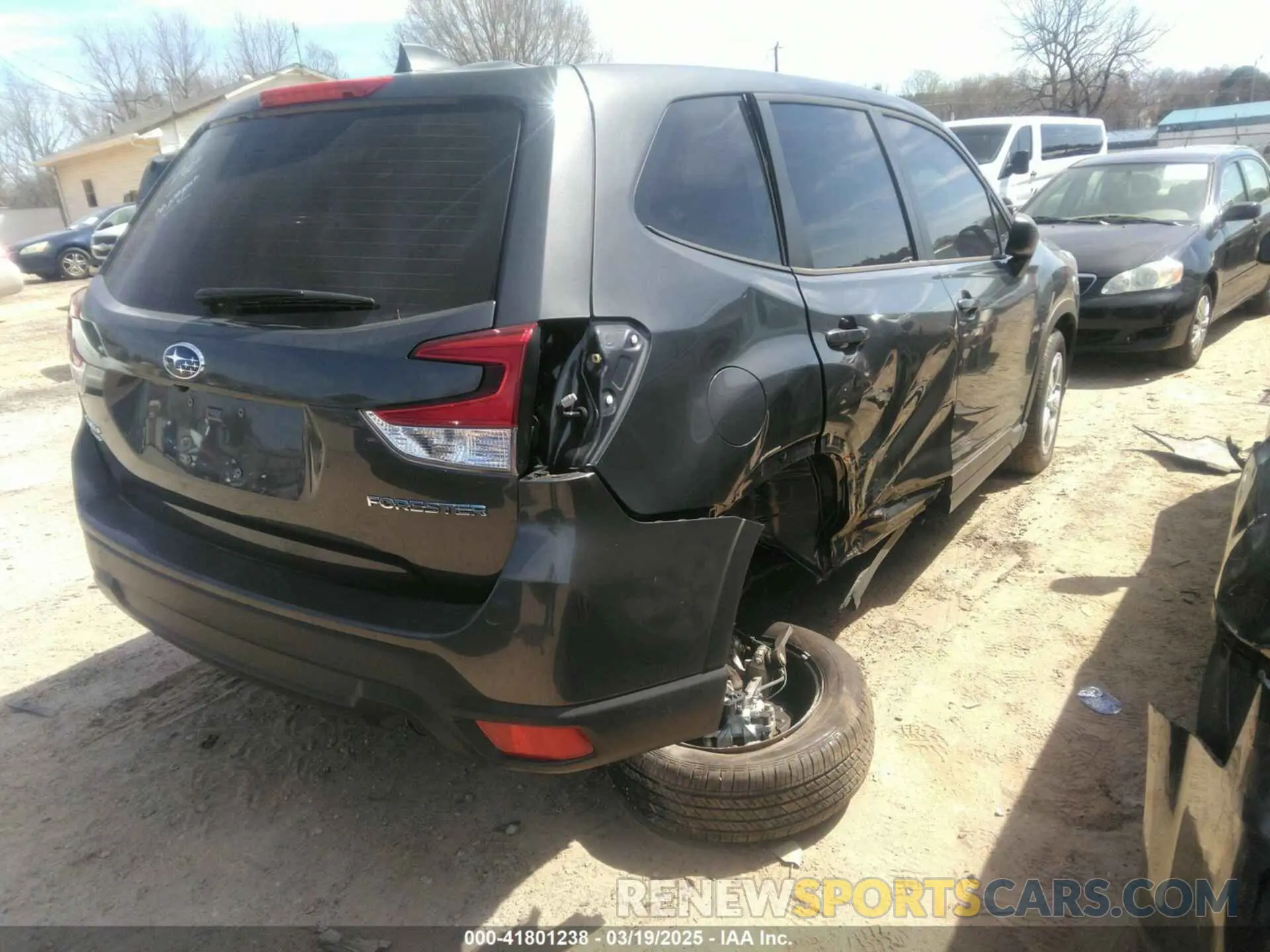 4 Photograph of a damaged car JF2SKAAC9PH477458 SUBARU FORESTER 2023