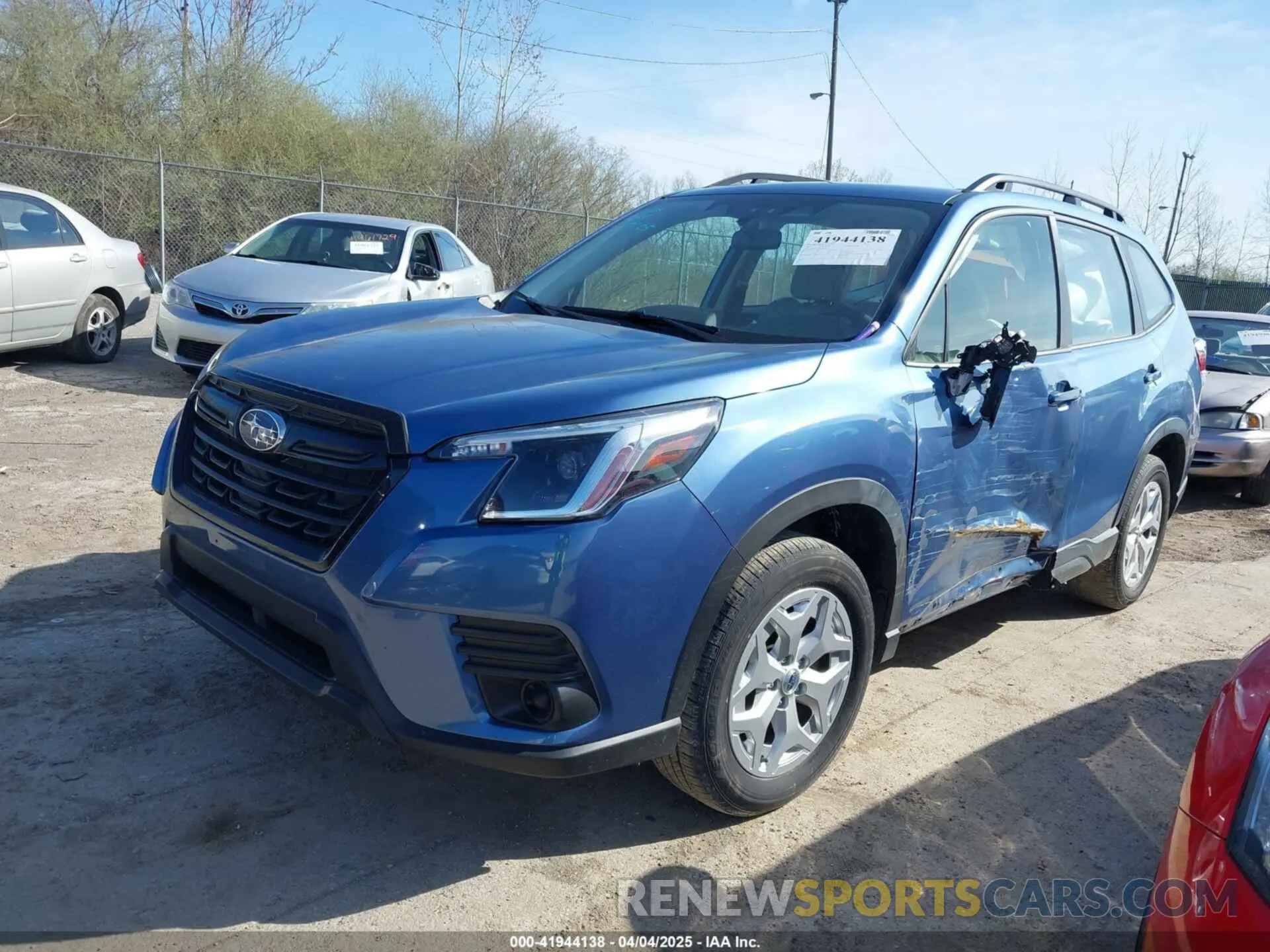 2 Photograph of a damaged car JF2SKACC5PH501204 SUBARU FORESTER 2023