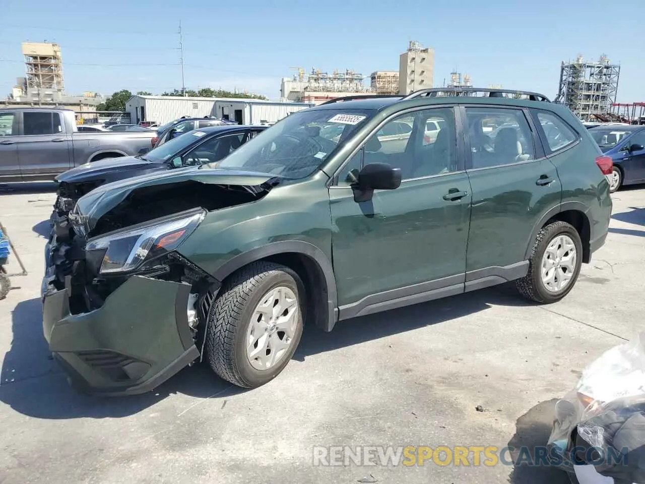 1 Photograph of a damaged car JF2SKACC7PH410399 SUBARU FORESTER 2023