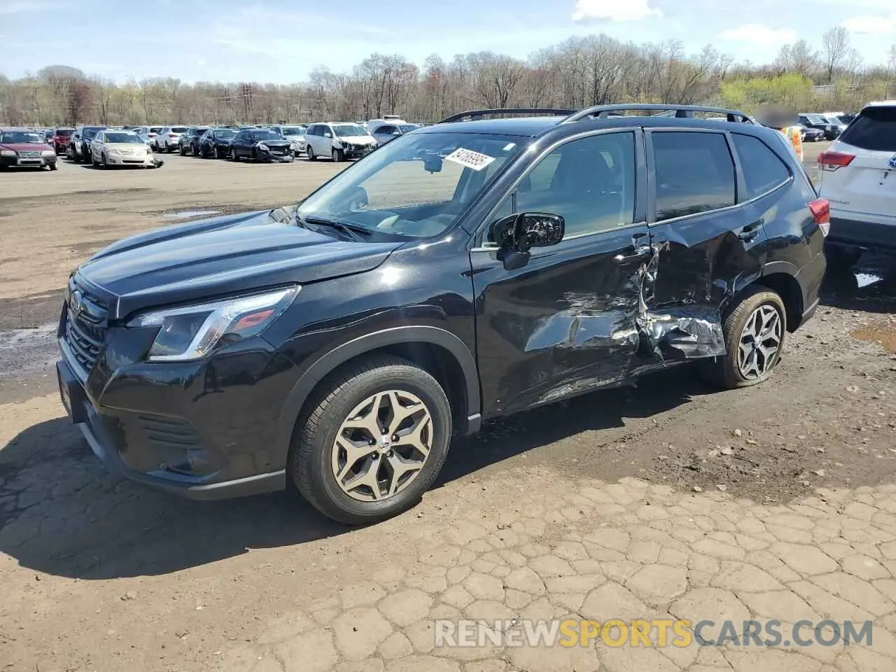 1 Photograph of a damaged car JF2SKADC0PH422215 SUBARU FORESTER 2023