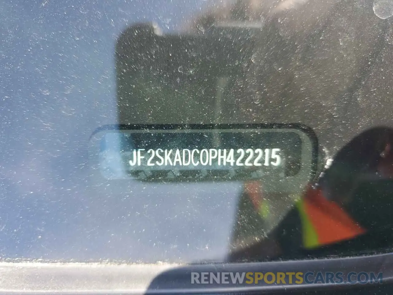 12 Photograph of a damaged car JF2SKADC0PH422215 SUBARU FORESTER 2023