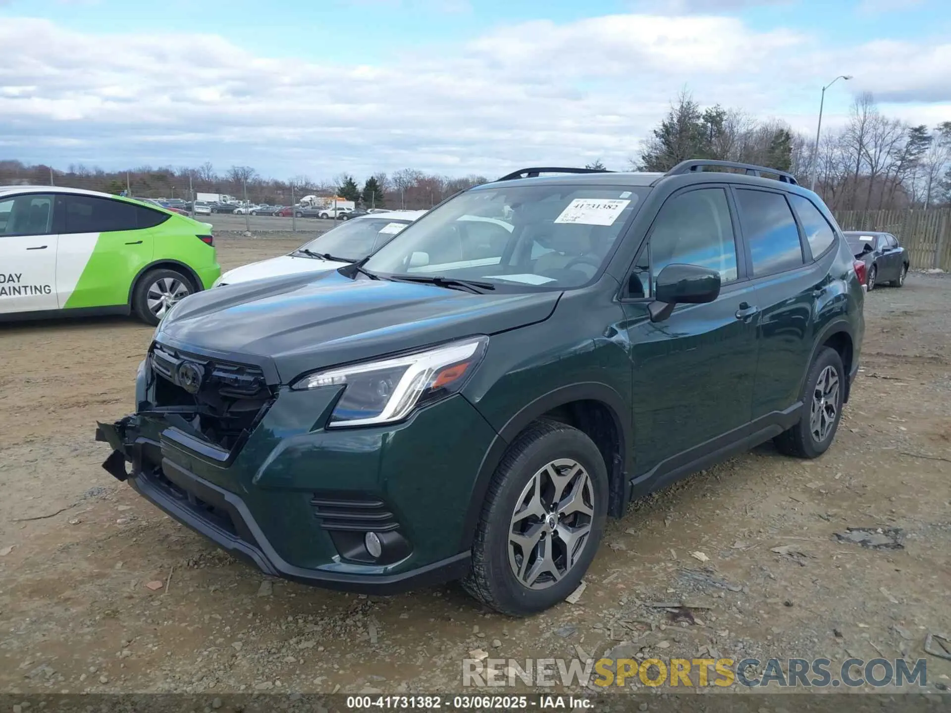 2 Photograph of a damaged car JF2SKADC0PH445252 SUBARU FORESTER 2023