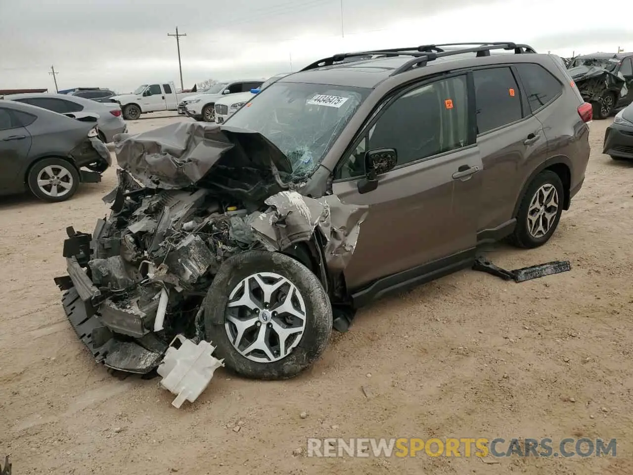 1 Photograph of a damaged car JF2SKADC6PH485092 SUBARU FORESTER 2023