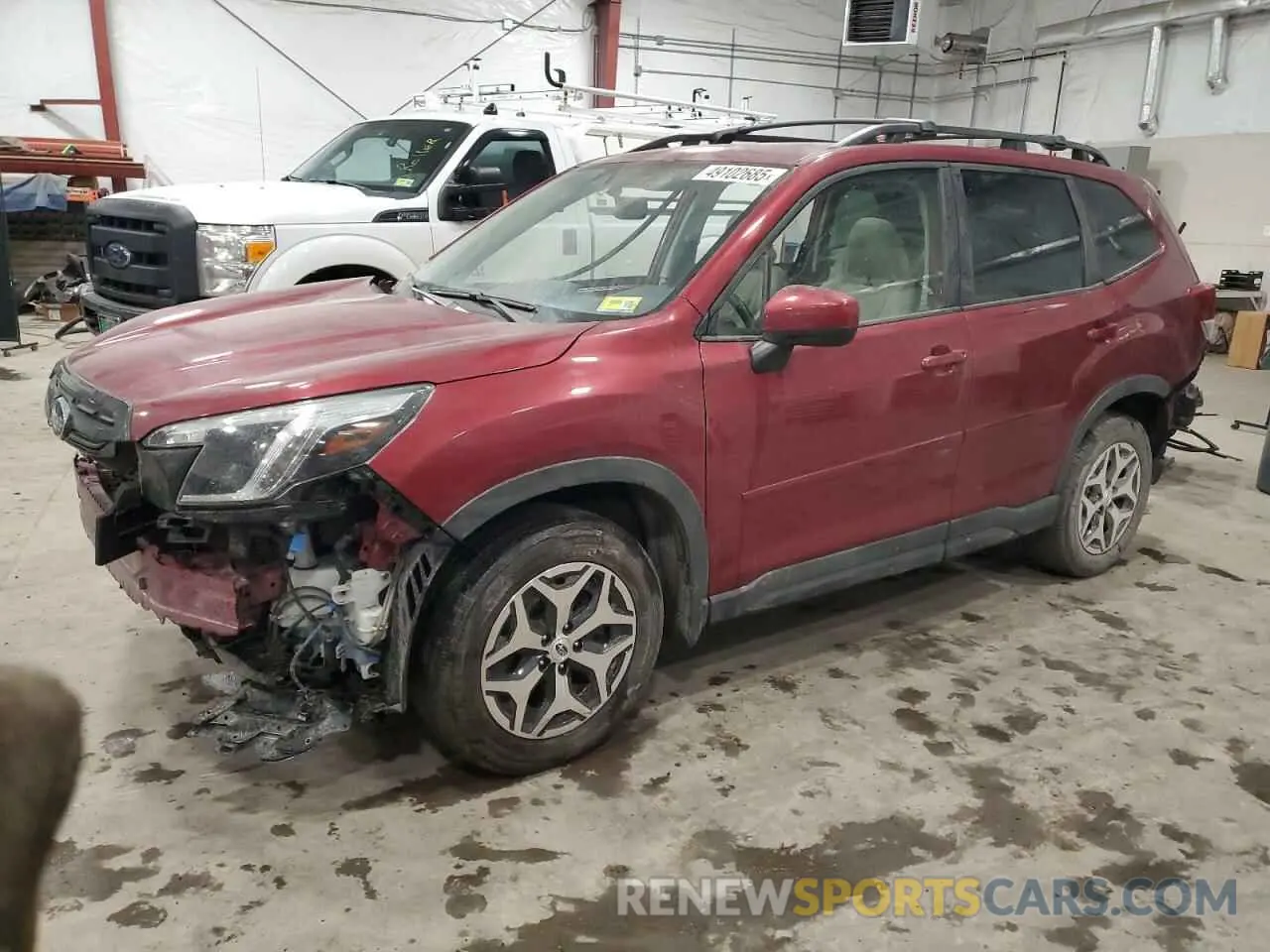 1 Photograph of a damaged car JF2SKADC7PH417917 SUBARU FORESTER 2023