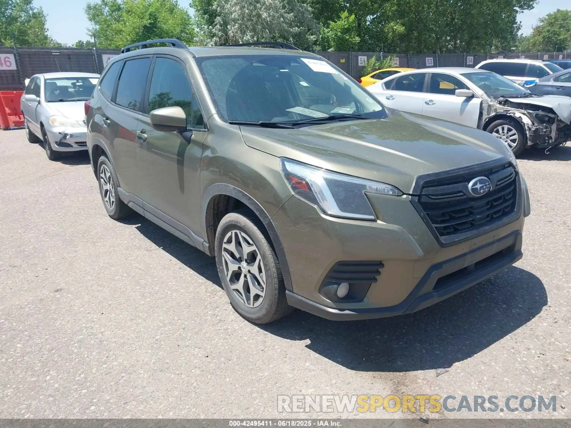 1 Photograph of a damaged car JF2SKADC9PH423587 SUBARU FORESTER 2023