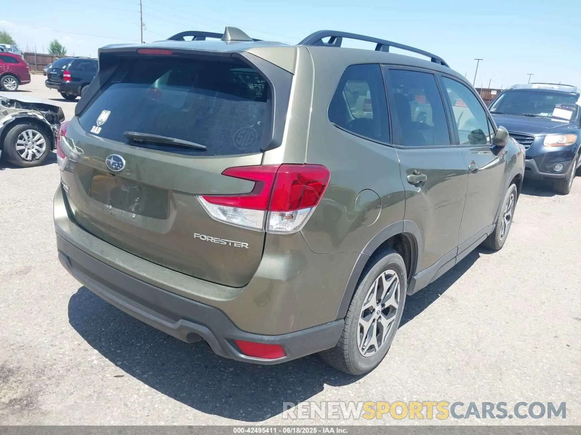 4 Photograph of a damaged car JF2SKADC9PH423587 SUBARU FORESTER 2023