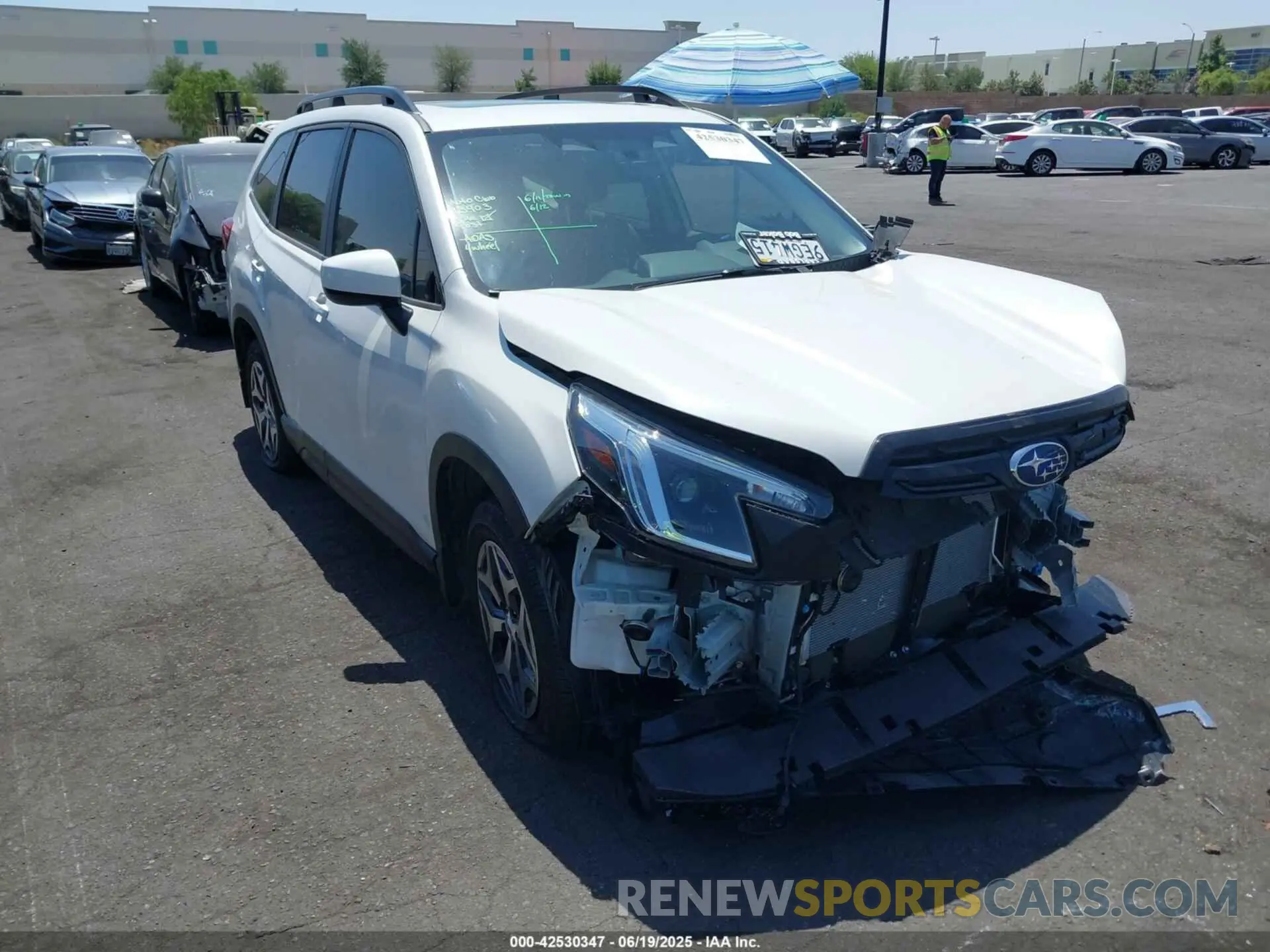 1 Photograph of a damaged car JF2SKADCXPH409956 SUBARU FORESTER 2023