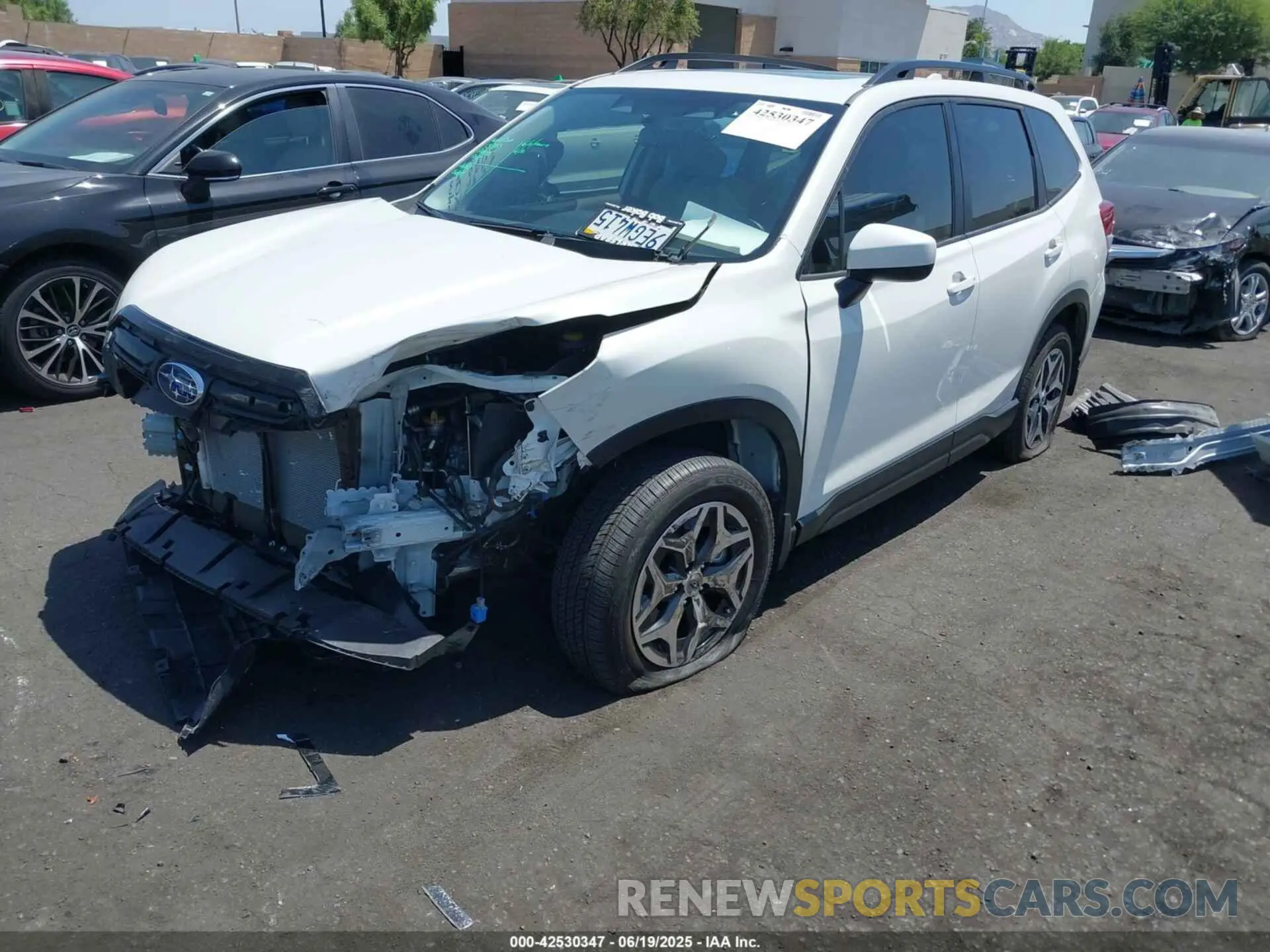 2 Photograph of a damaged car JF2SKADCXPH409956 SUBARU FORESTER 2023