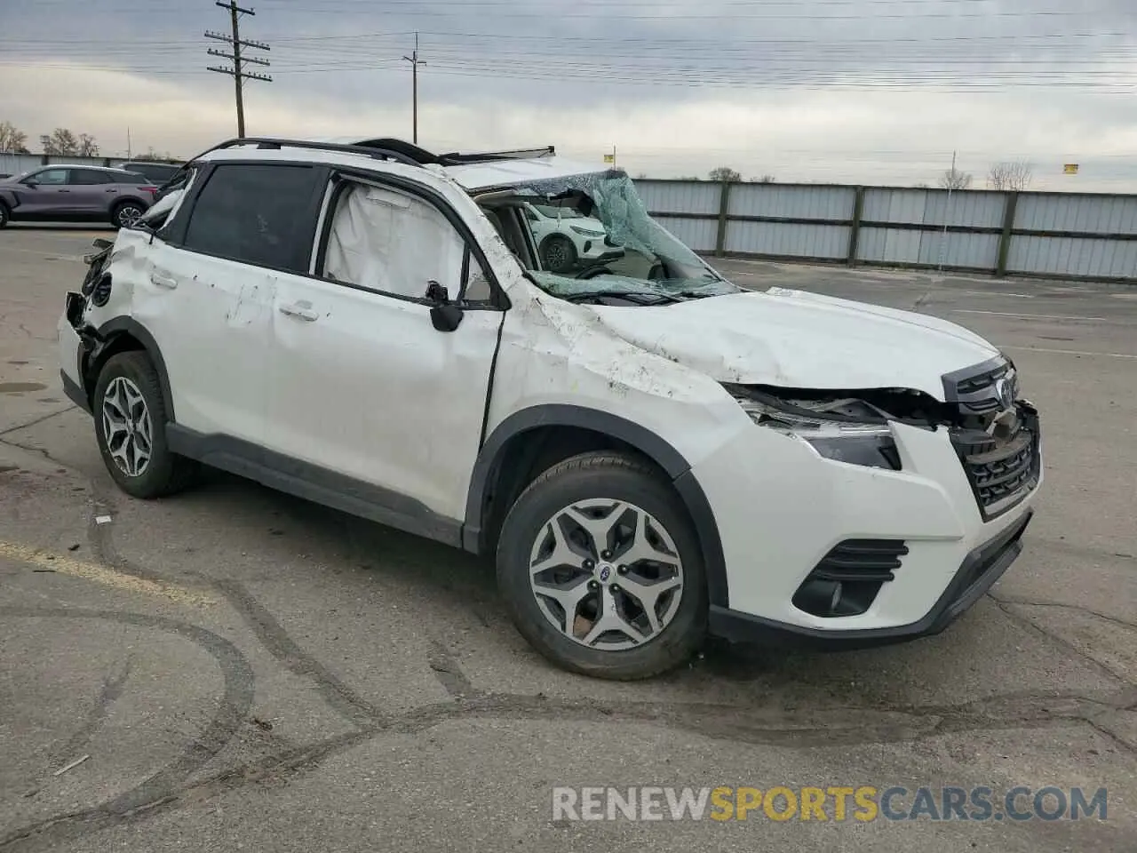4 Photograph of a damaged car JF2SKAEC1PH413750 SUBARU FORESTER 2023