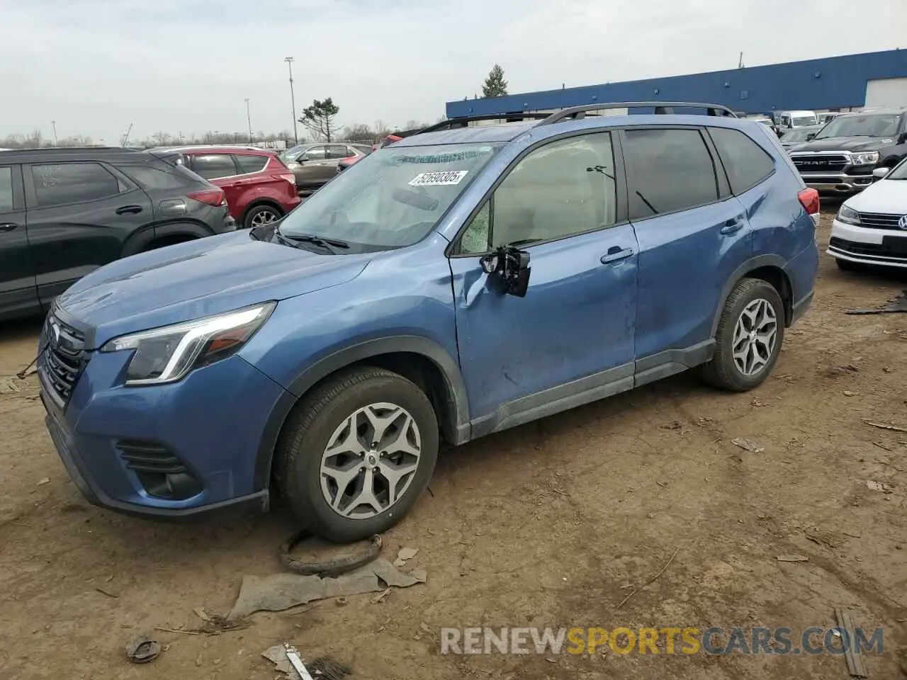 1 Photograph of a damaged car JF2SKAEC1PH520670 SUBARU FORESTER 2023