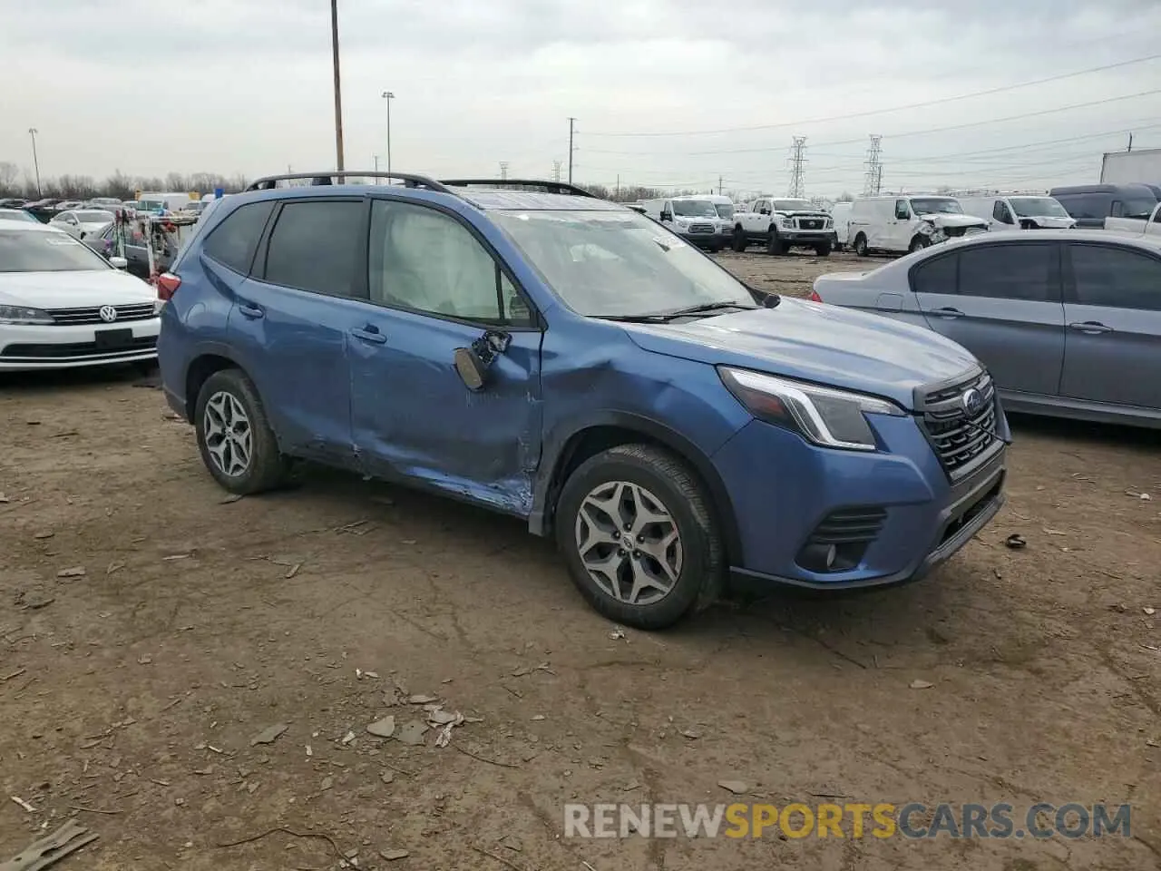4 Photograph of a damaged car JF2SKAEC1PH520670 SUBARU FORESTER 2023