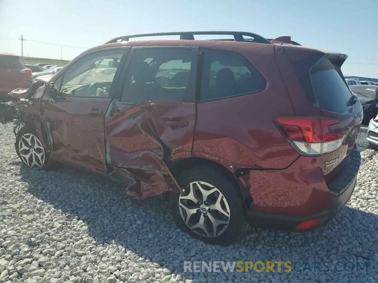 2 Photograph of a damaged car JF2SKAEC2PH440021 SUBARU FORESTER 2023