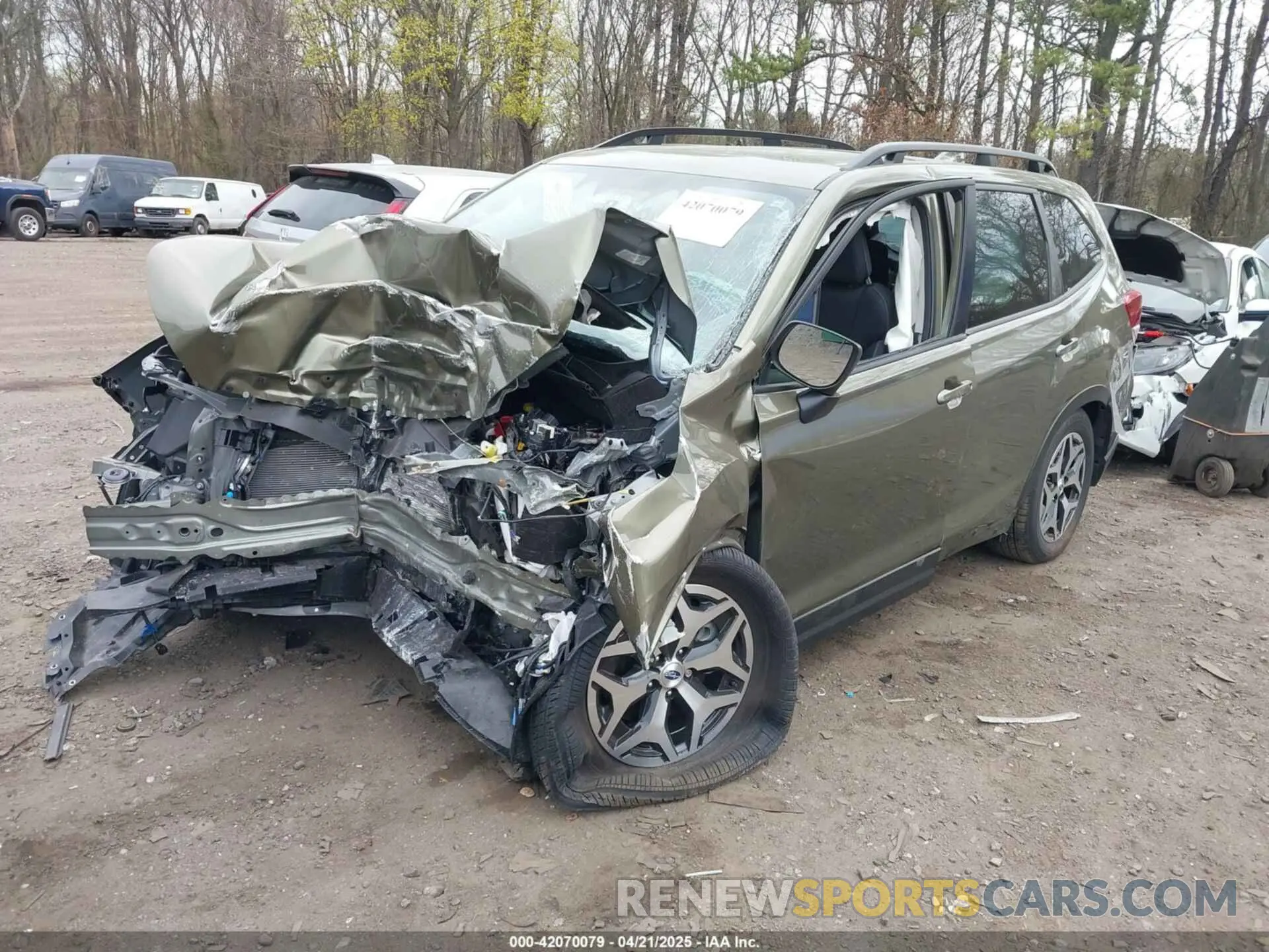 2 Photograph of a damaged car JF2SKAEC2PH537266 SUBARU FORESTER 2023