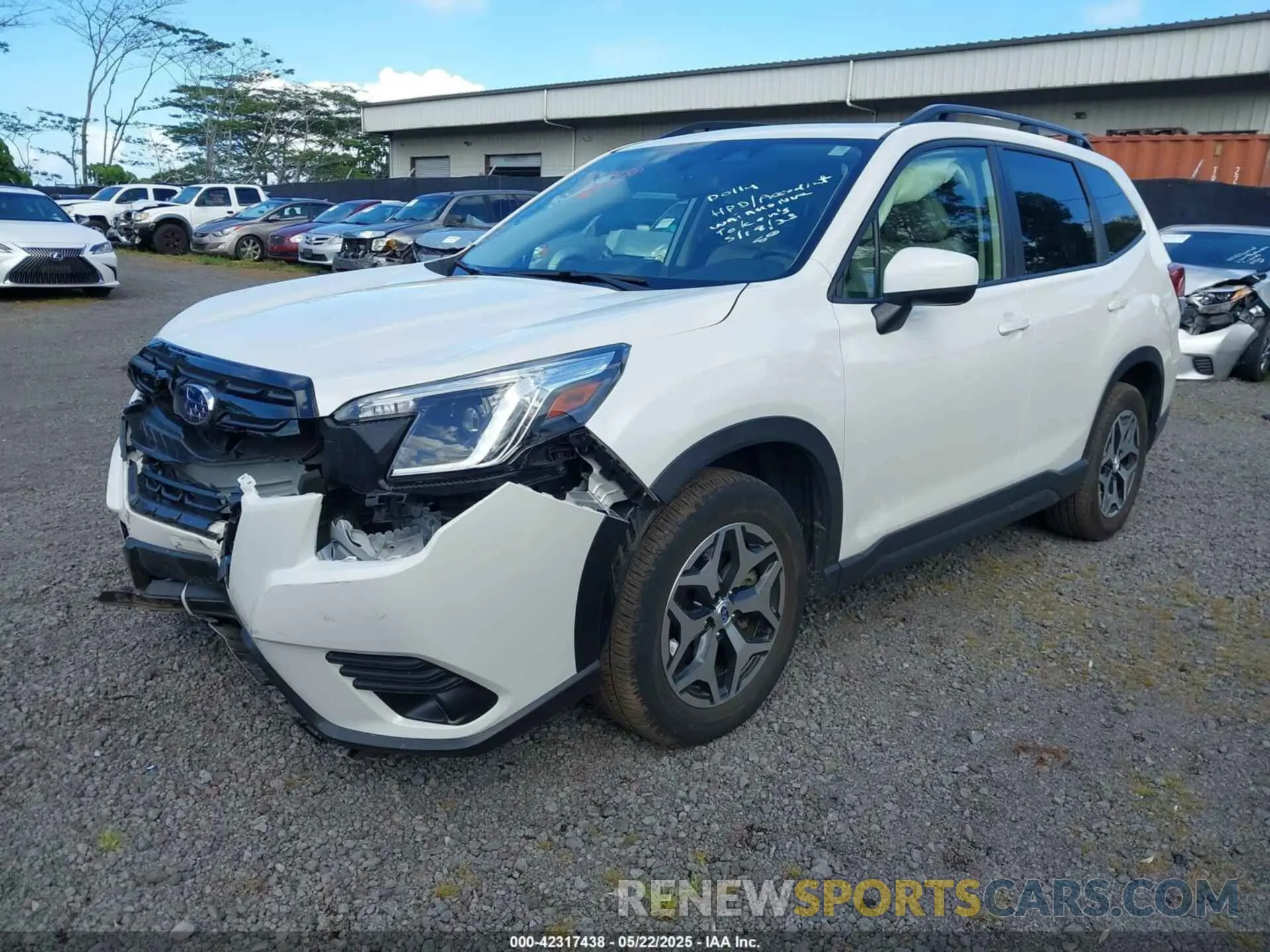 2 Photograph of a damaged car JF2SKAEC3PH400322 SUBARU FORESTER 2023