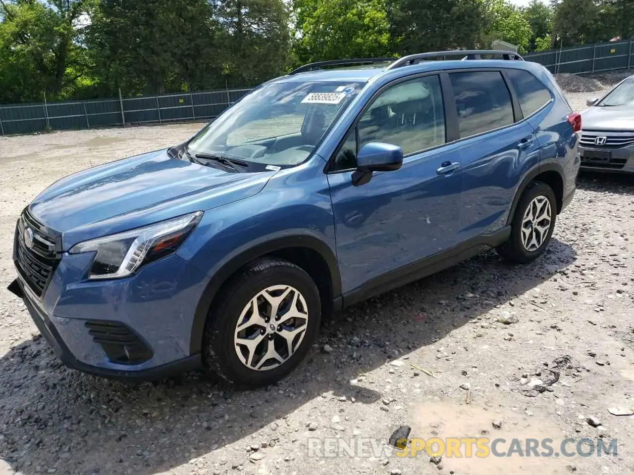 1 Photograph of a damaged car JF2SKAEC3PH513669 SUBARU FORESTER 2023