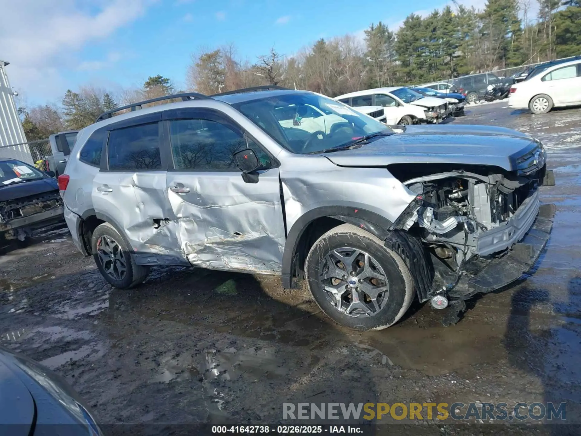 14 Photograph of a damaged car JF2SKAEC7PH545010 SUBARU FORESTER 2023