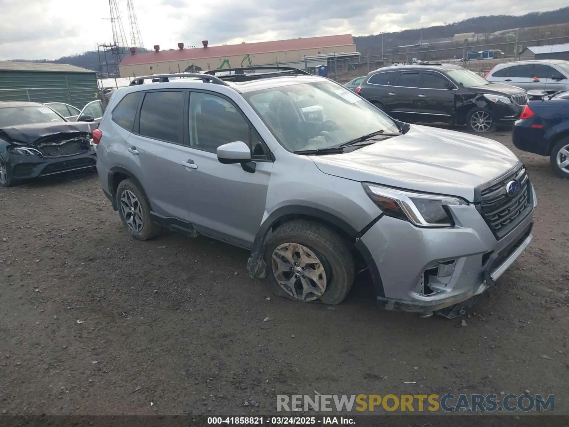 1 Photograph of a damaged car JF2SKAEC8PH518348 SUBARU FORESTER 2023