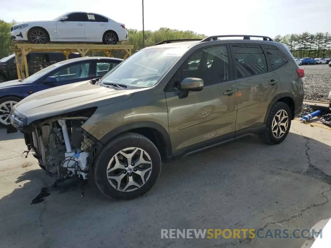 1 Photograph of a damaged car JF2SKAEC9PH544473 SUBARU FORESTER 2023