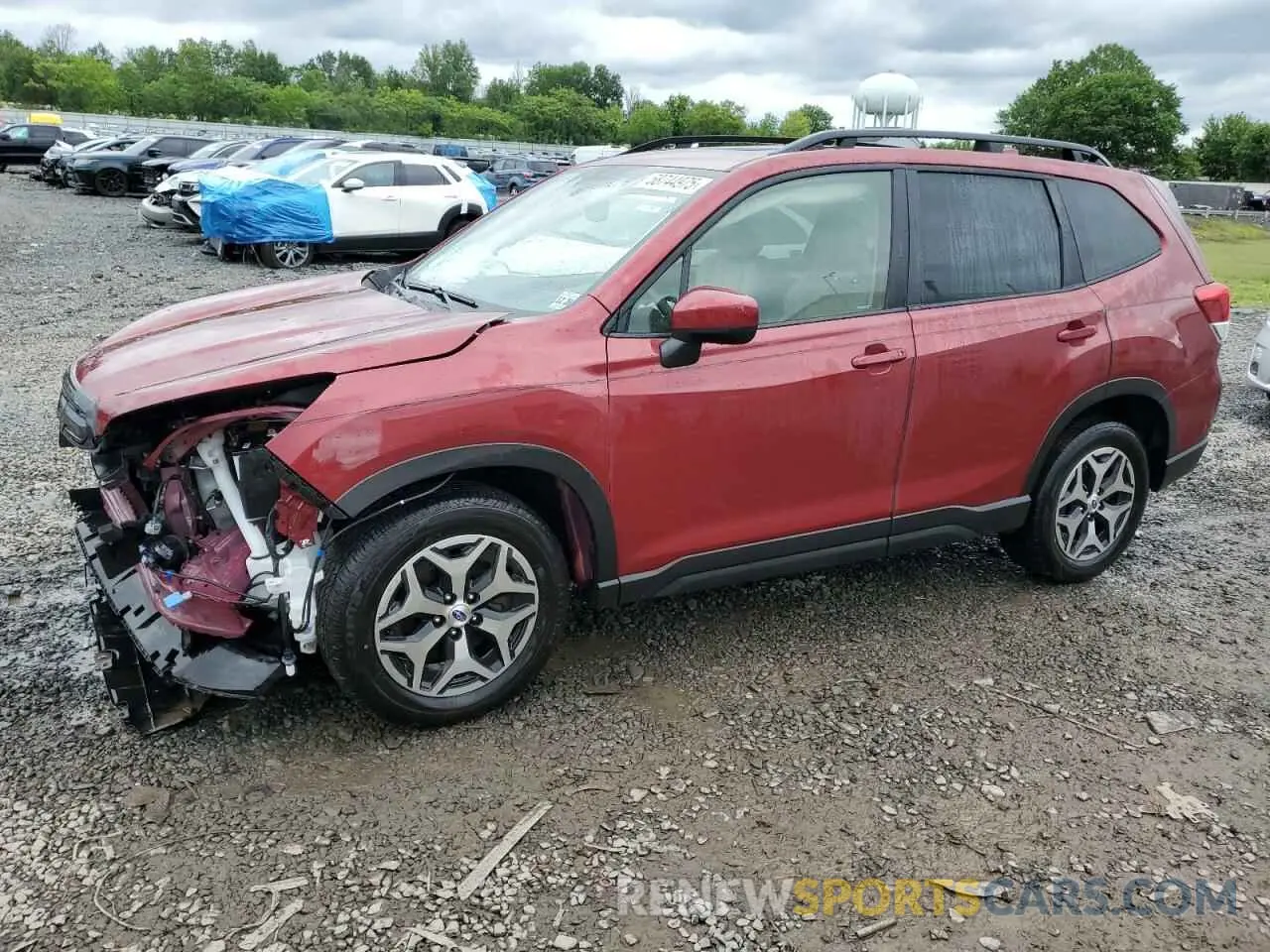 1 Photograph of a damaged car JF2SKAECXPH539637 SUBARU FORESTER 2023