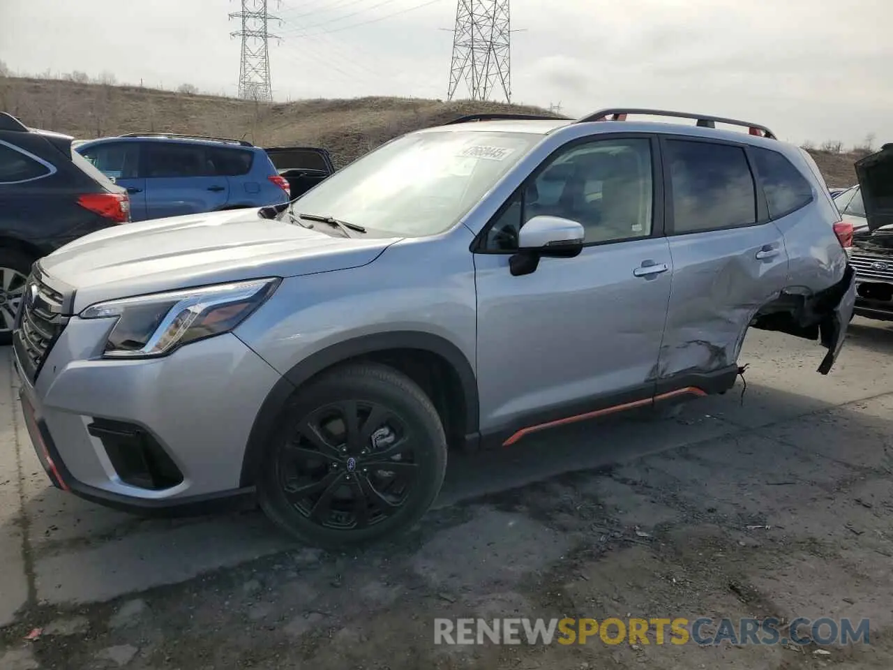 1 Photograph of a damaged car JF2SKAGC6PH510827 SUBARU FORESTER 2023
