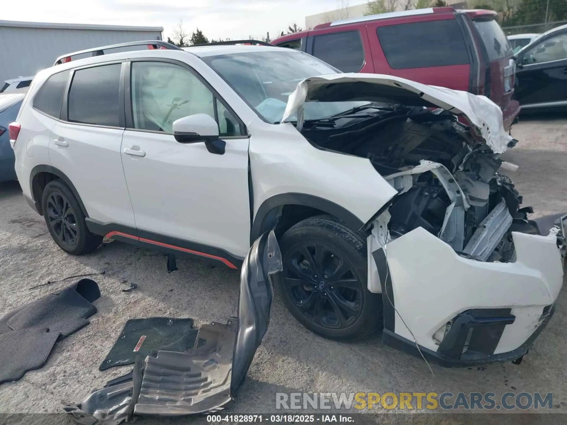 1 Photograph of a damaged car JF2SKAJC0PH432313 SUBARU FORESTER 2023