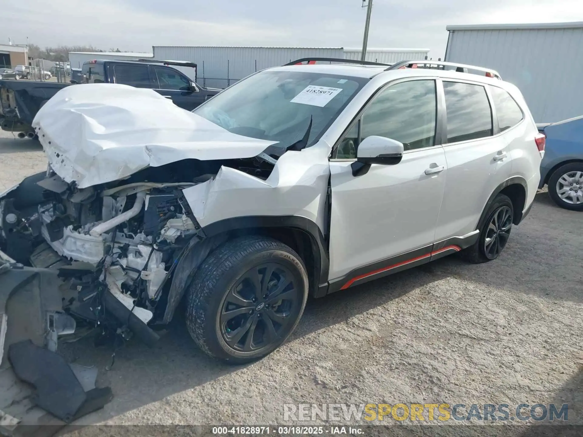2 Photograph of a damaged car JF2SKAJC0PH432313 SUBARU FORESTER 2023