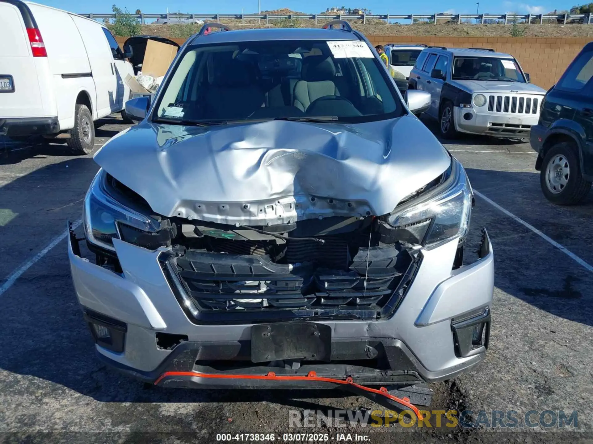 11 Photograph of a damaged car JF2SKAJC4PH418382 SUBARU FORESTER 2023