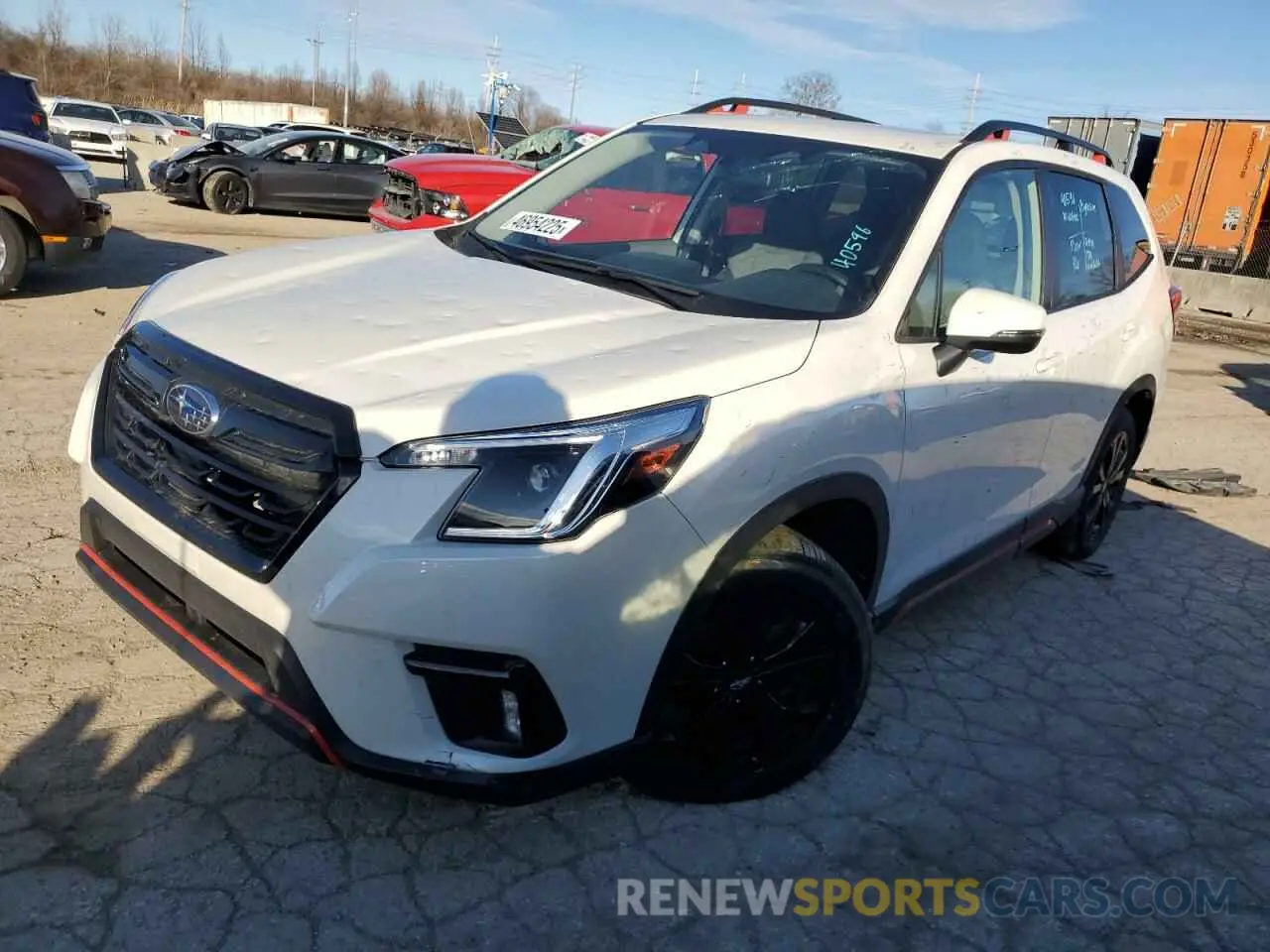 1 Photograph of a damaged car JF2SKAJC6PH479152 SUBARU FORESTER 2023