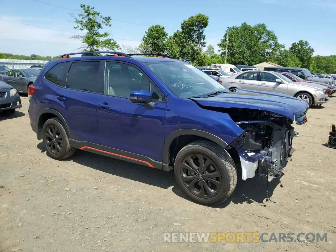 4 Photograph of a damaged car JF2SKAJC8PH539710 SUBARU FORESTER 2023
