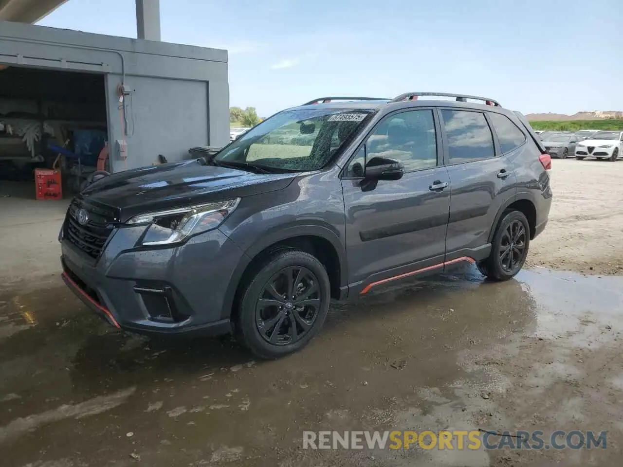 1 Photograph of a damaged car JF2SKAJC9PH519062 SUBARU FORESTER 2023