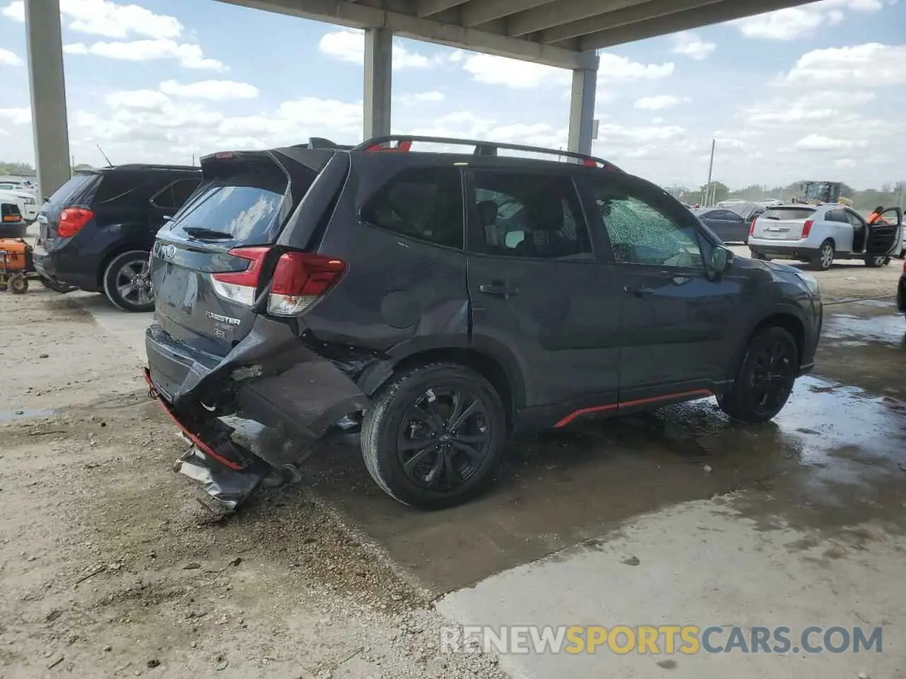 3 Photograph of a damaged car JF2SKAJC9PH519062 SUBARU FORESTER 2023
