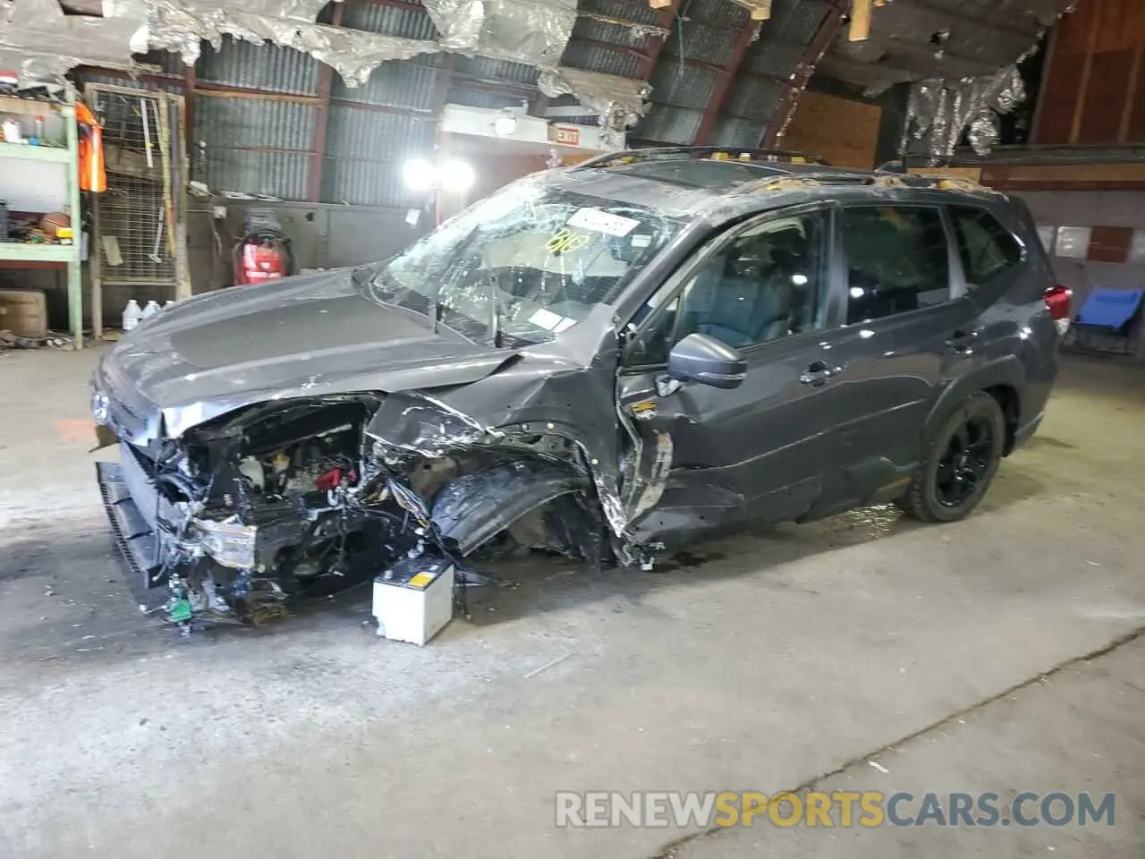1 Photograph of a damaged car JF2SKALC9PH540183 SUBARU FORESTER 2023