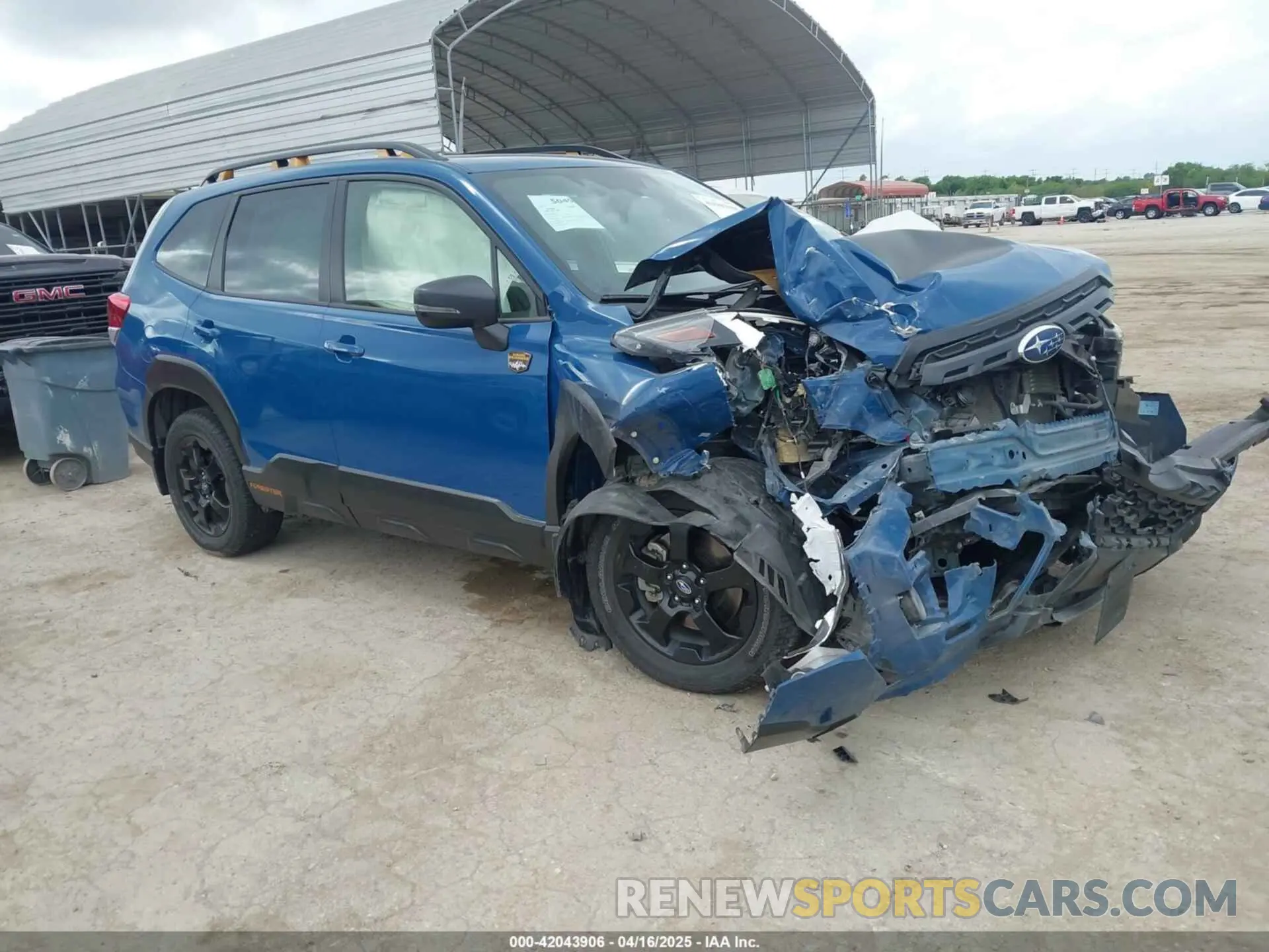 1 Photograph of a damaged car JF2SKALCXPH490877 SUBARU FORESTER 2023