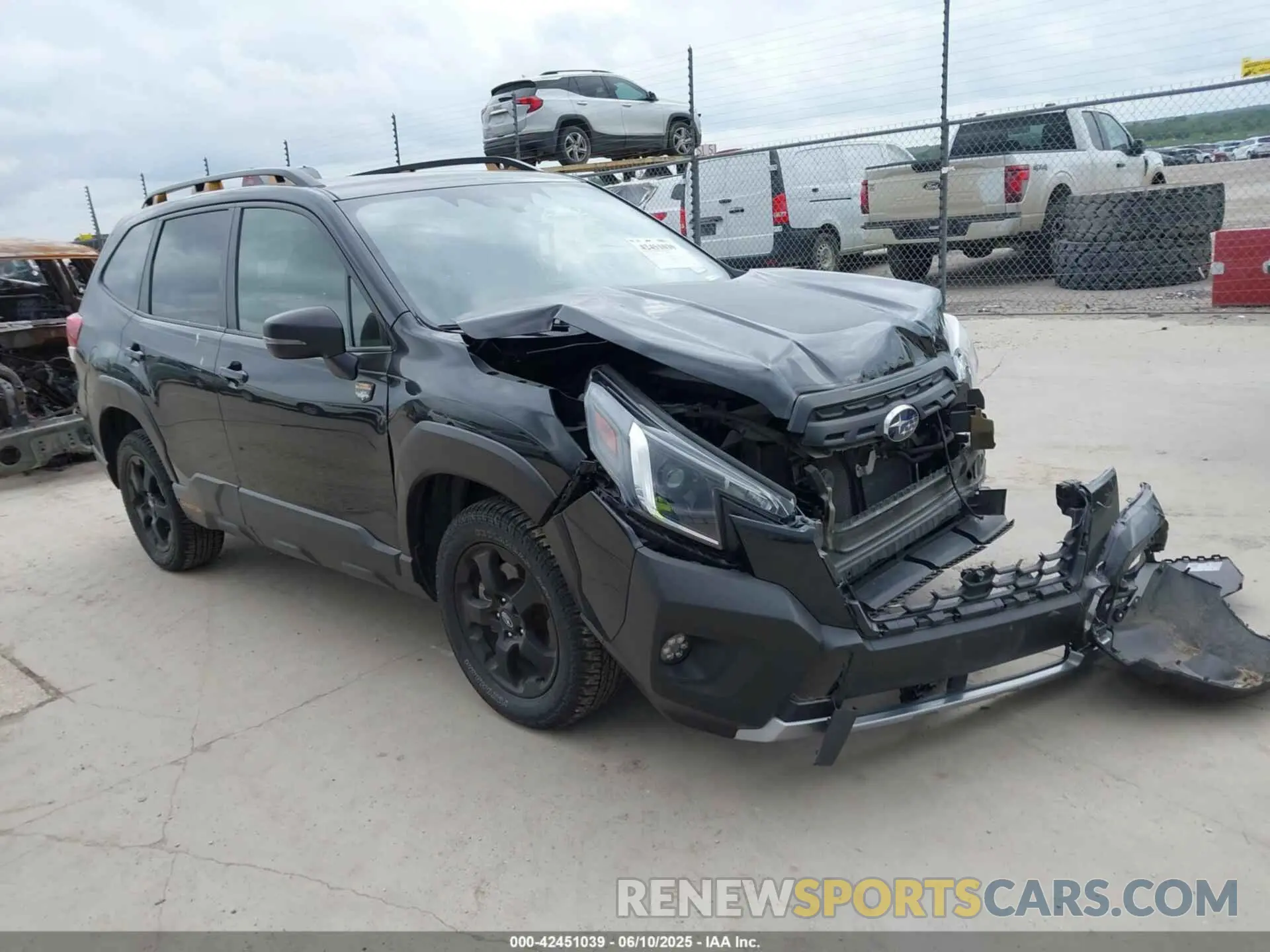 1 Photograph of a damaged car JF2SKAMC2PH505242 SUBARU FORESTER 2023