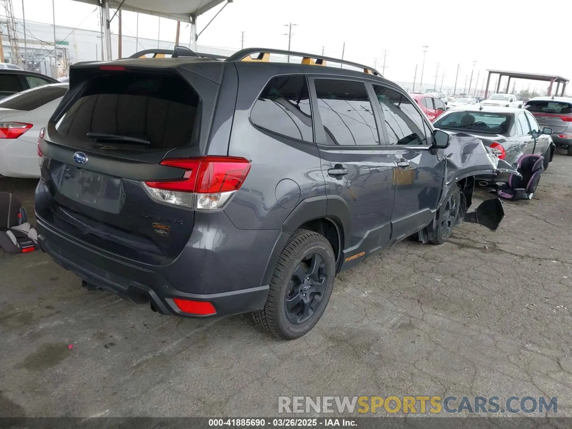 4 Photograph of a damaged car JF2SKAMC4PH412075 SUBARU FORESTER 2023