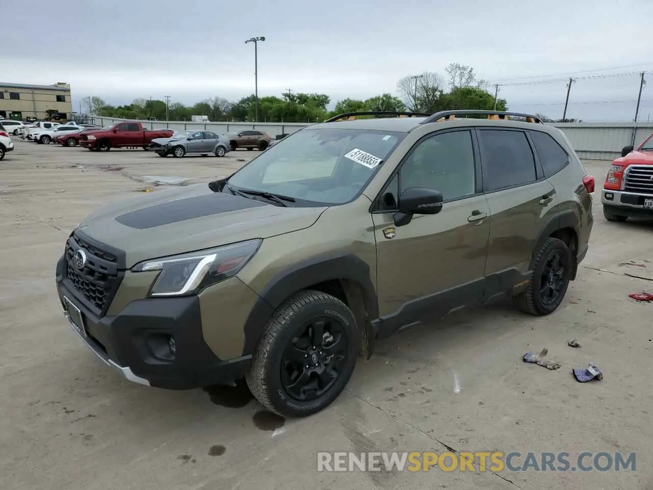 1 Photograph of a damaged car JF2SKAMC6PH523498 SUBARU FORESTER 2023