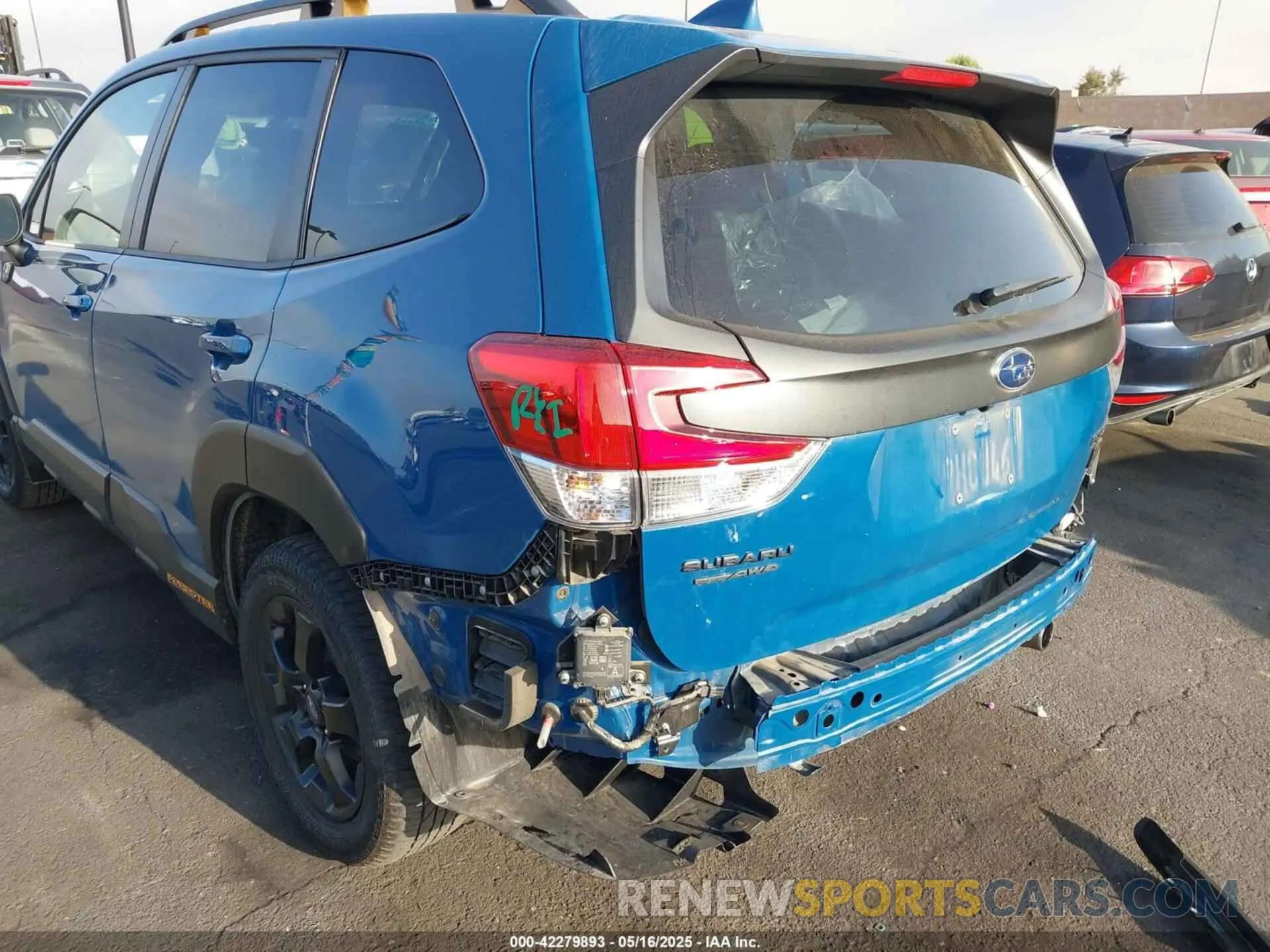 3 Photograph of a damaged car JF2SKAMC8PH474675 SUBARU FORESTER 2023